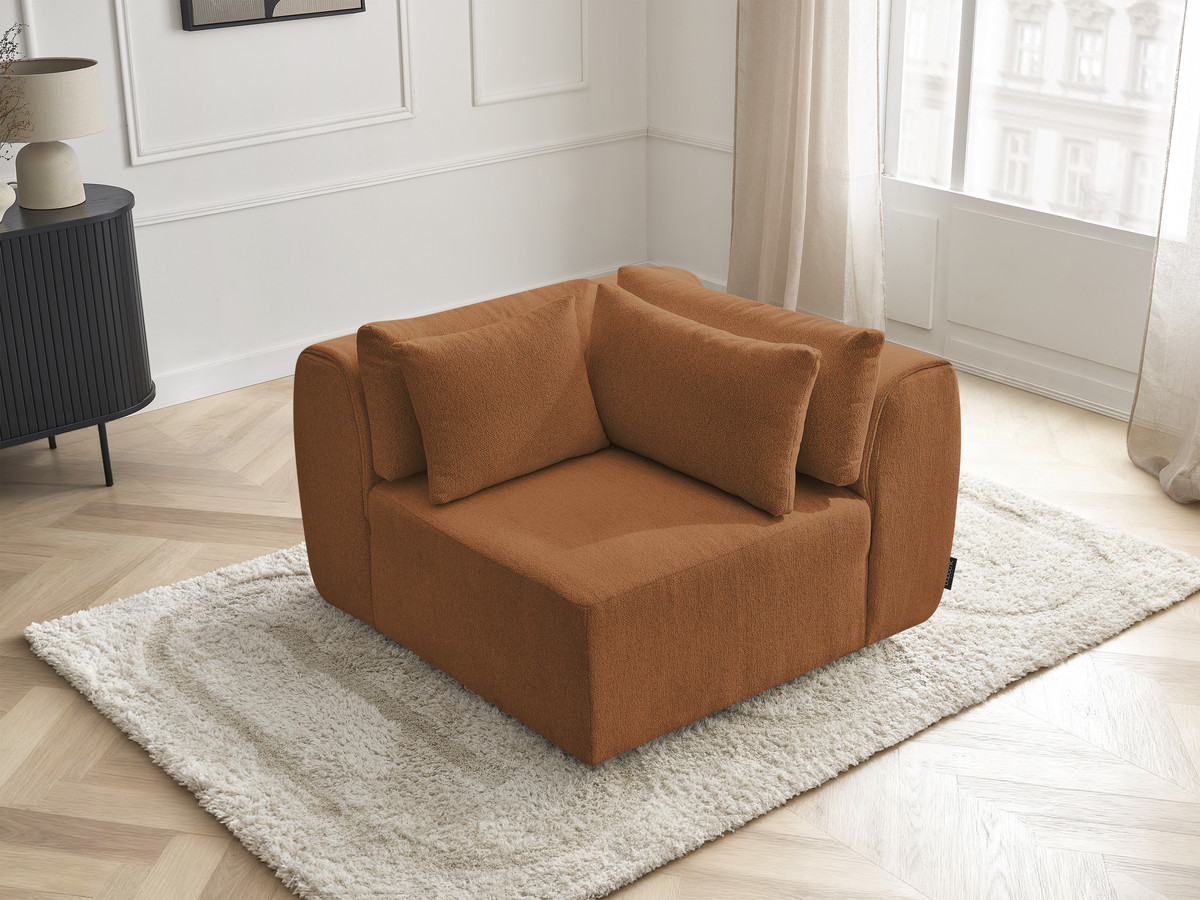 Bobochic Jana Eckmodul Melange-Stoff Orange