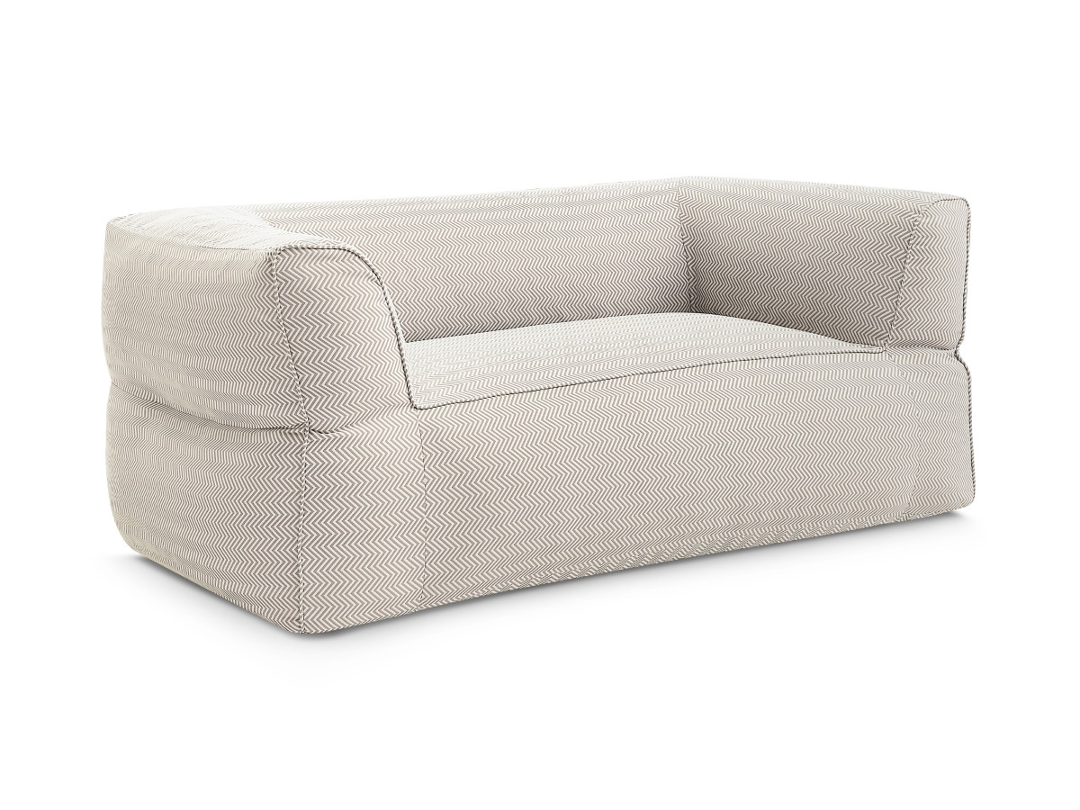 Bobochic Nour Gartensofa 2-Sitzer Stoff Beige