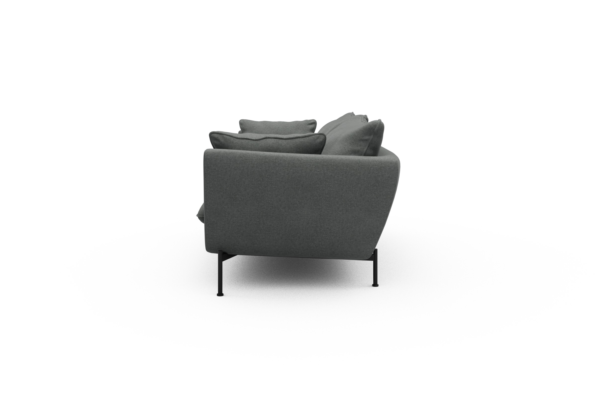 Sofa Anton PREMIUM 2-Sitzer Satya-Steel