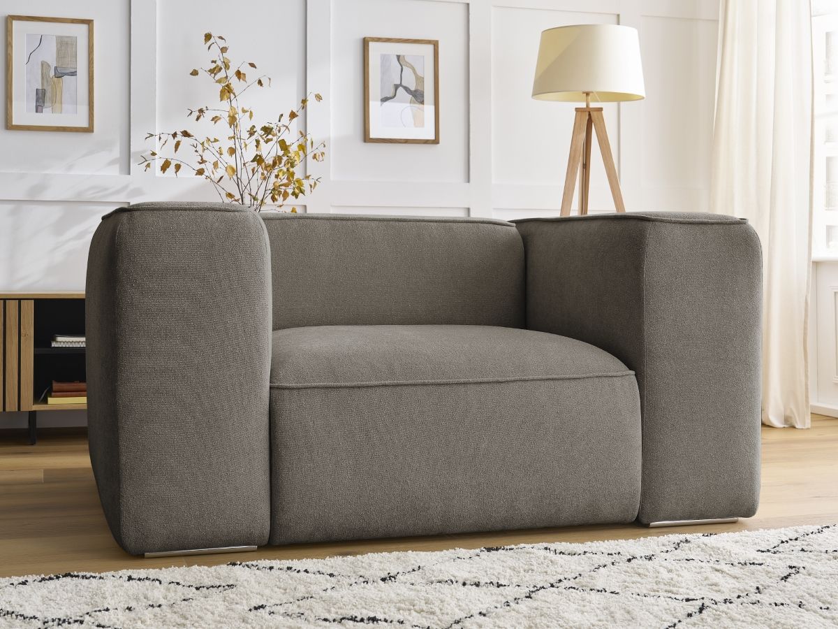 Bobochic Zephyr Sessel Strukturstoff Taupe