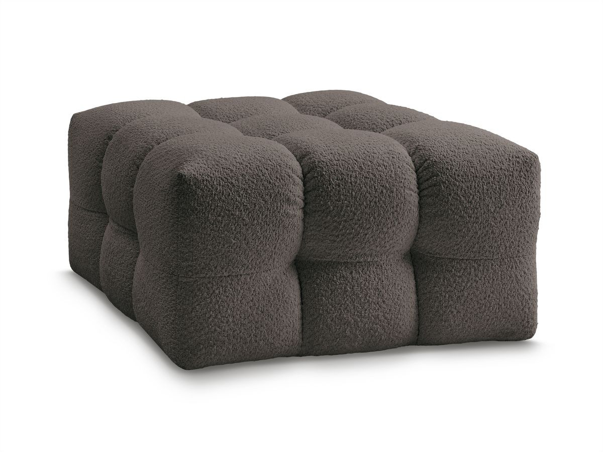 Bobochic Cloud Pouf Bouclé-Stoff Braun