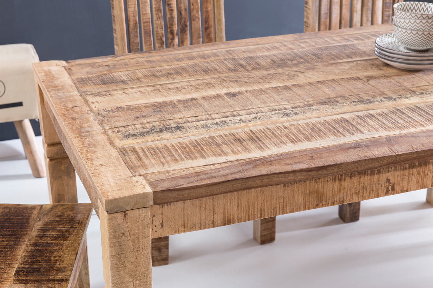 Esstisch Marstal Mango Massivholz Braun 120 × 70 × 76 cm