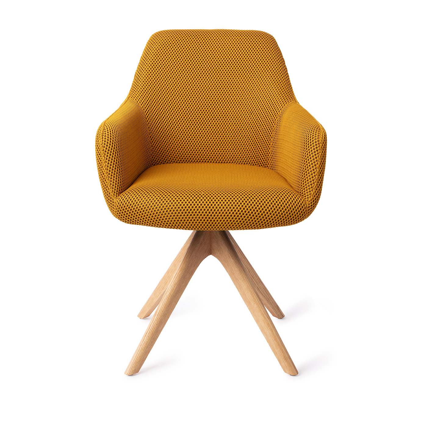 Jesper Home Esszimmerstuhl Hiroo Groovy Garam Revolve Eiche Natur