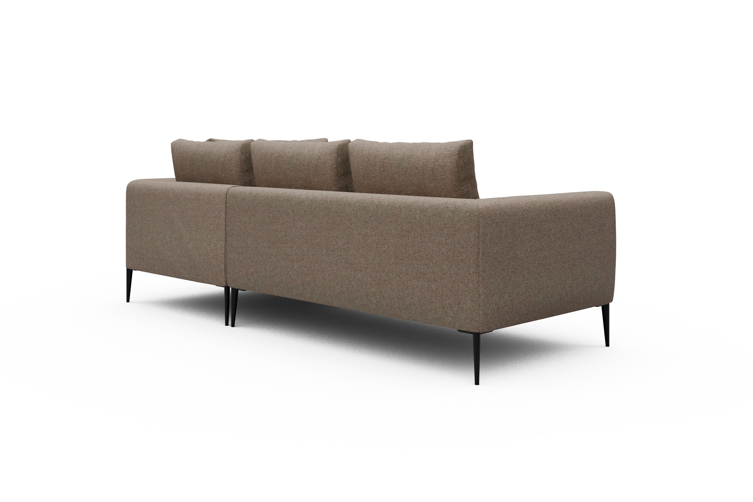 Ecksofa Paul Relax-Ecke rechts mit 2-Sitzer Sama-Antelope