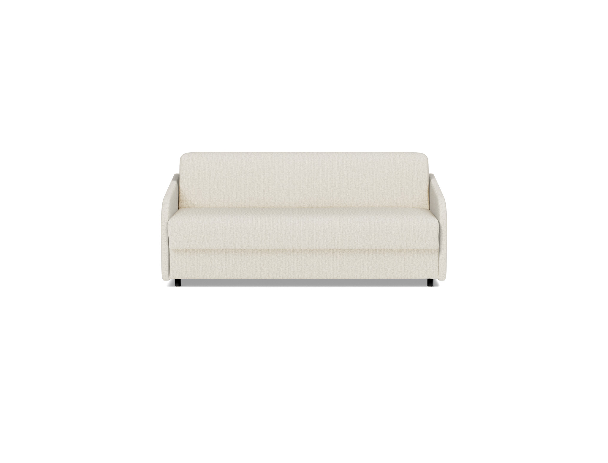 Schlafsofa Eivor mit Memory-Matratze 140 Boucle Skandi 531-Off-White