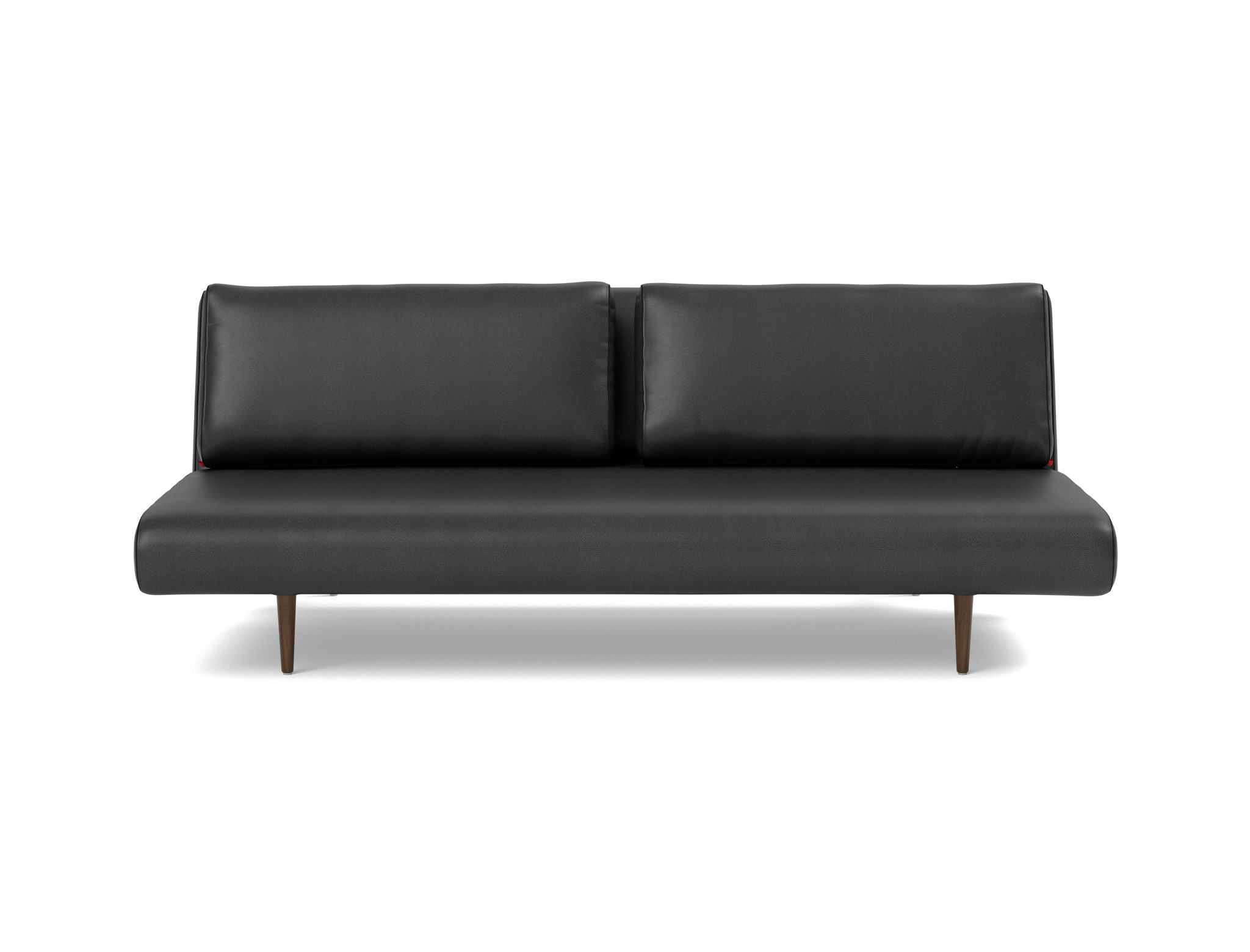 Schlafsofa Unfurl Lounger Lederoptik Faunal 550-Black