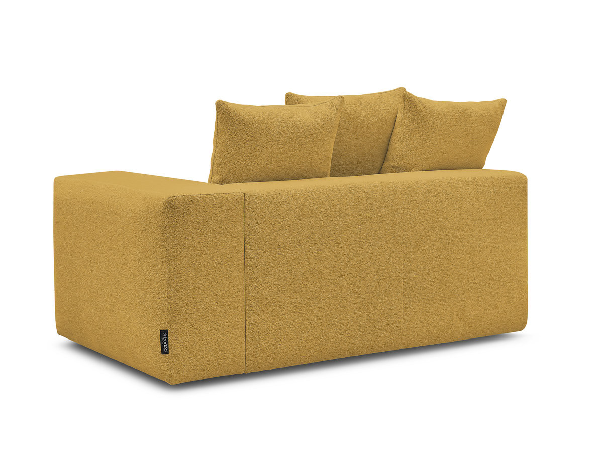Bobochic Voltaire Sofamodul 2-Sitzer 178 × 100 cm Melange-Stoff Gelb Ecke rechts