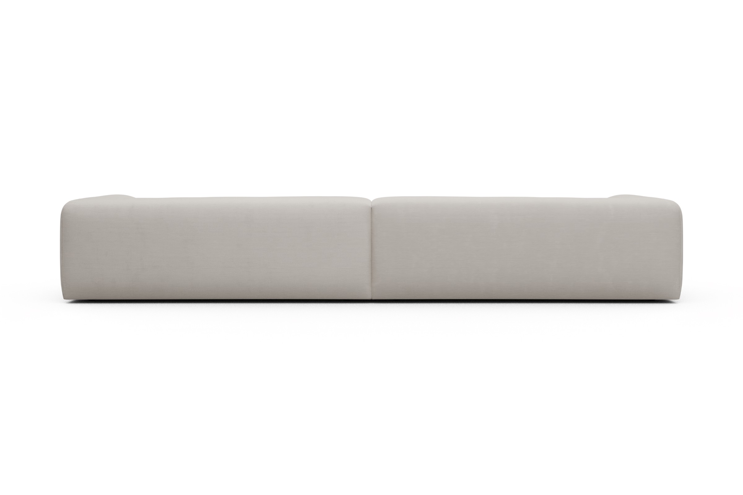 Modulares XXL Sofa Fred 5-Sitzer Kord Corduroy 594-Ivory