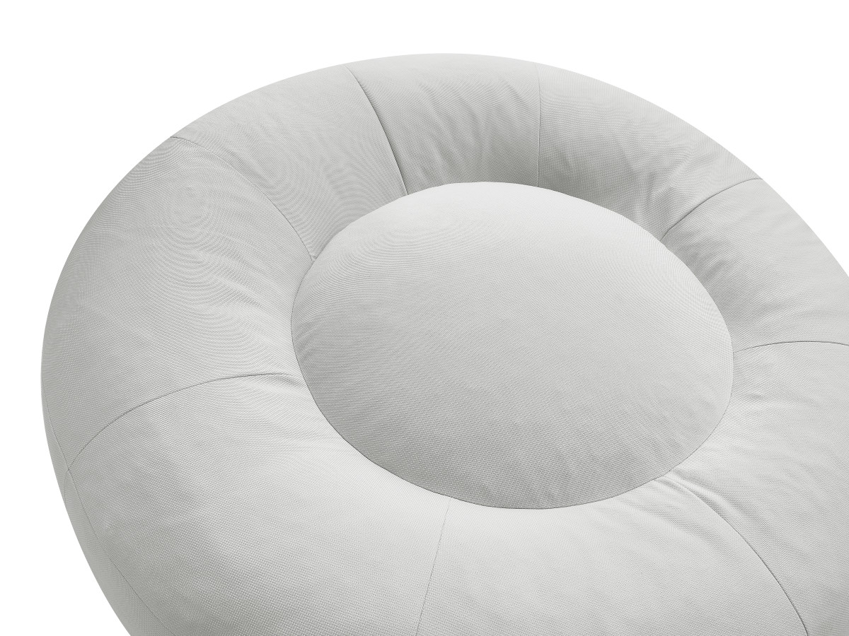 Bobochic Eloane Pouf Stoff Hellgrau, 100 cm