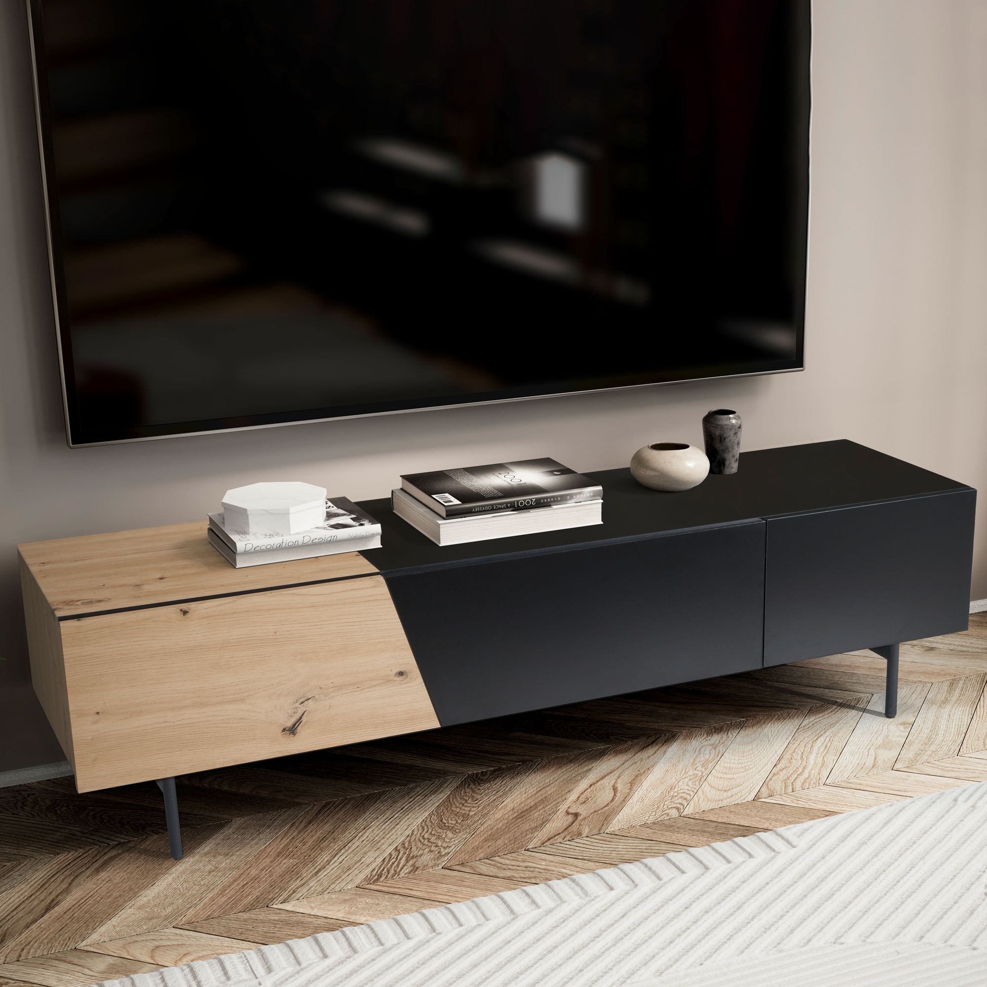TV-Board Anholt Braun 150 × 40 × 40 cm