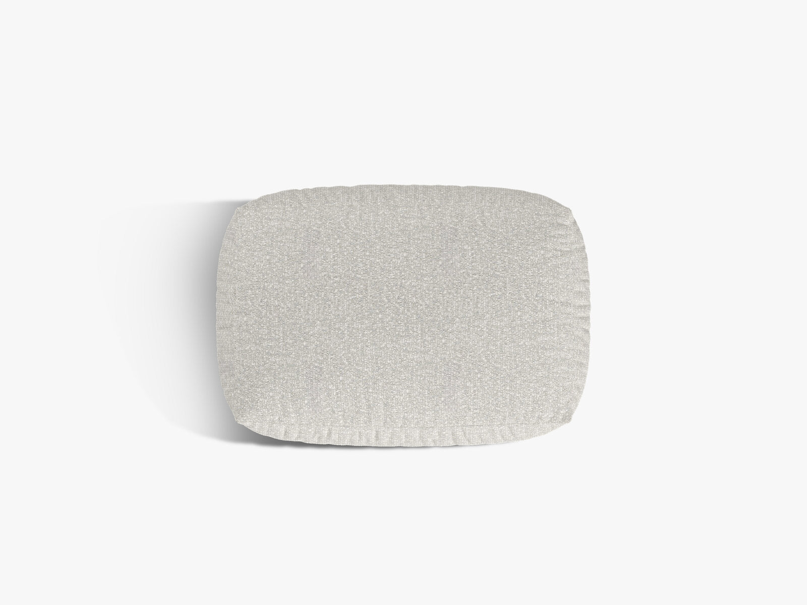 Micadoni Hocker Martina 1-Sitzer Boucle Monet Grau Beige Melange