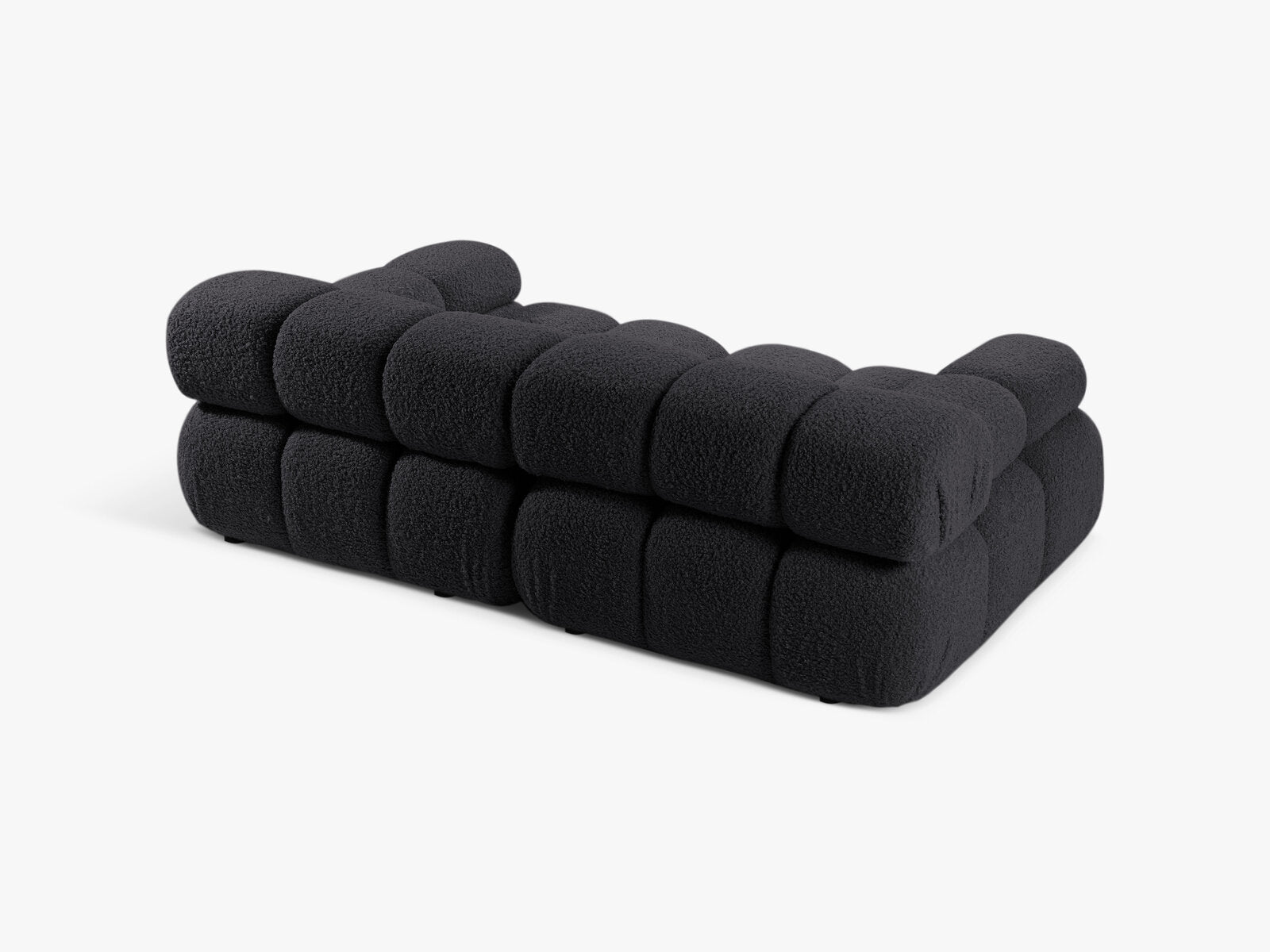 Micadoni Modulares Sofa Bellis 2-Sitzer Boucle Rolf Graphit