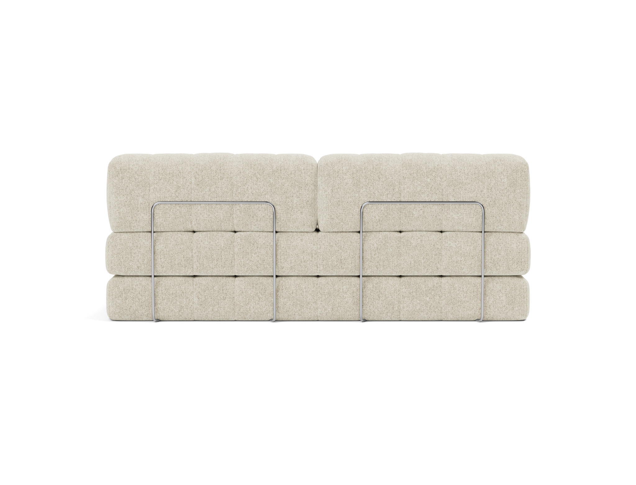 Schlafsofa CozyPad Strukturierter Stoff Taura 357-Off-White