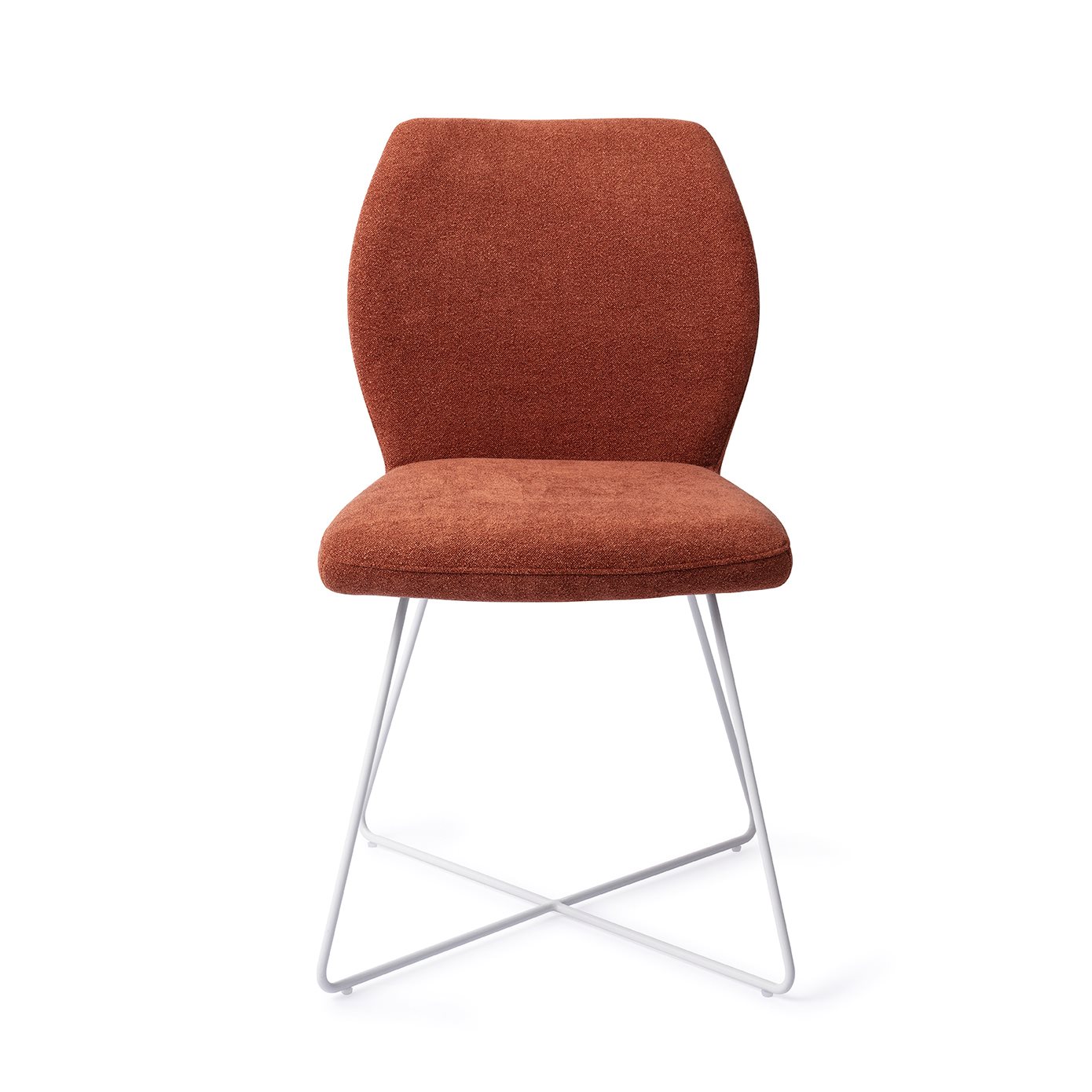 Jesper Home Esszimmerstuhl Ikata Cosy-Copper Cross Weiß moebelfaktor