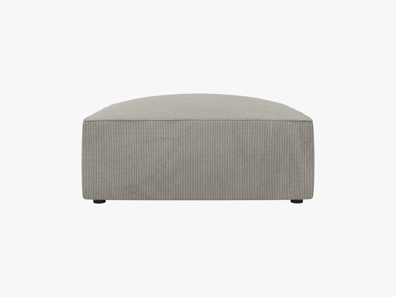 Micadoni Hocker Ruby 1-Sitzer Kord Scala Hellgrau