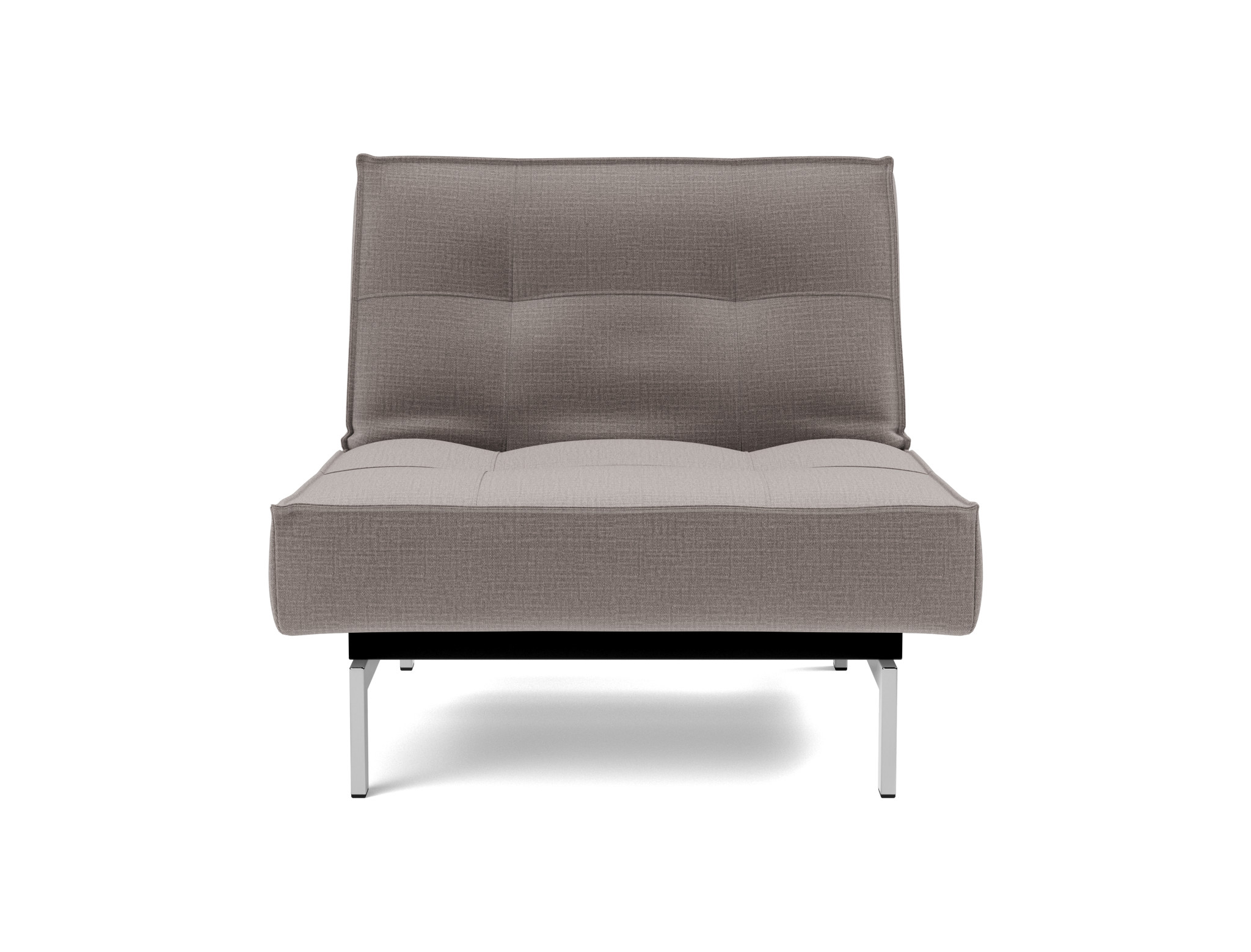 Sessel Splitback Chenille Esina 418-Truffle Beine Chrom