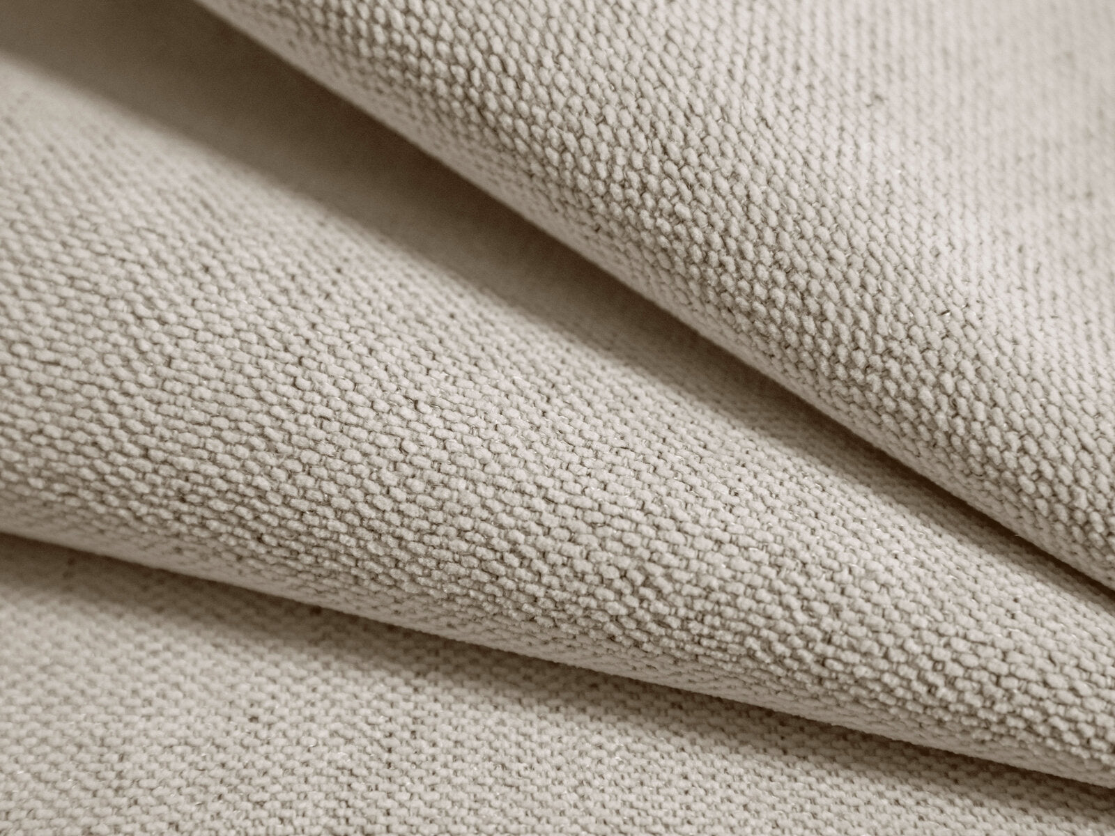 Micadoni Mistero Samtiger Kopfteil 160 cm Strukturierter Stoff Moly Helles Beige 160x95