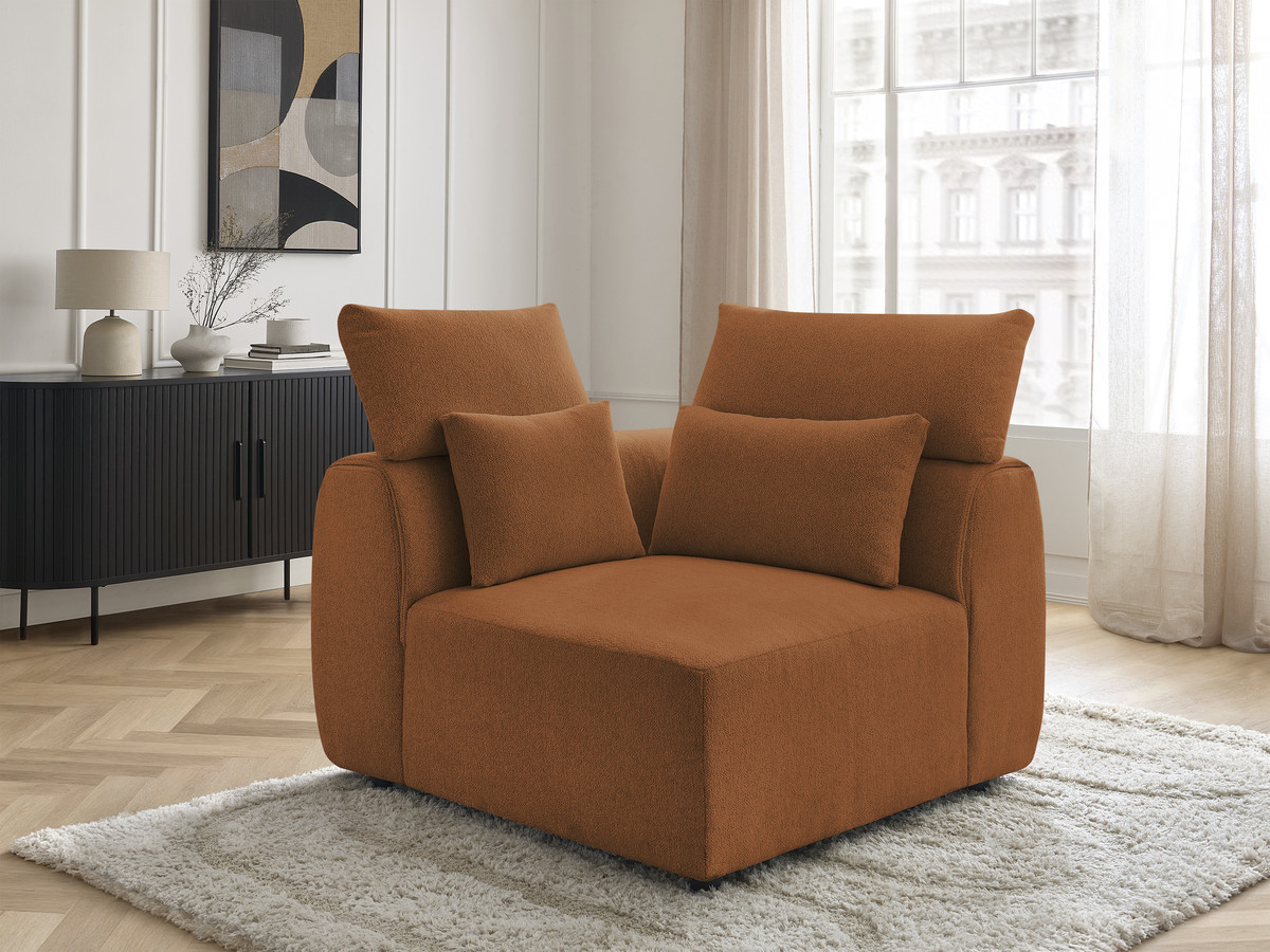 Bobochic Jana Eckmodul Melange-Stoff Orange