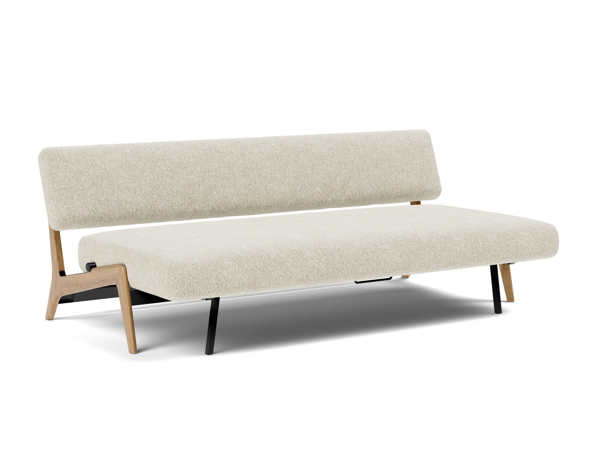 Tagesbett Nolis Strukturierter Stoff Taura 357-Off-White