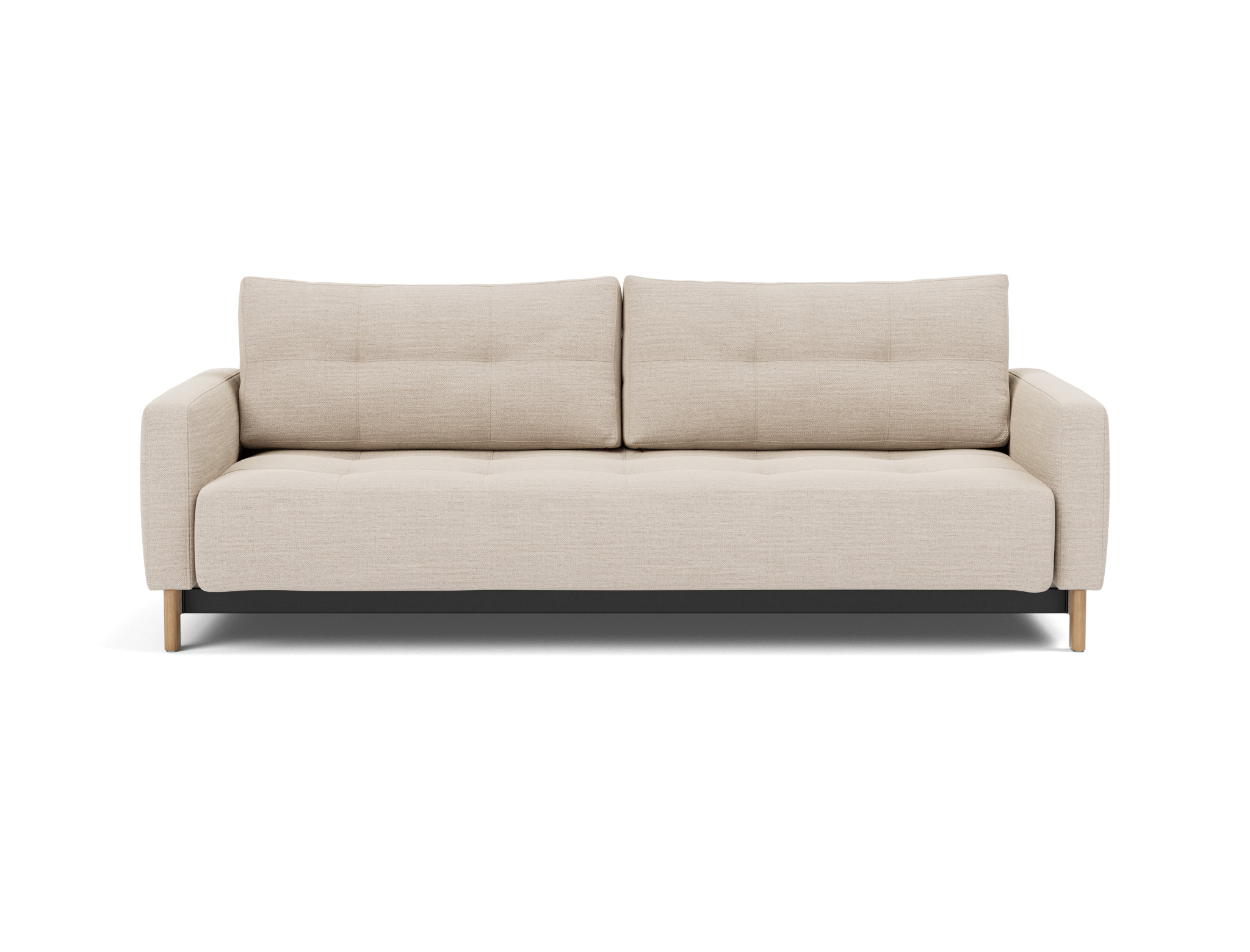 Schlafsofa Pyxis D.E.L. Webstoff Blida 612-Sand-Grey