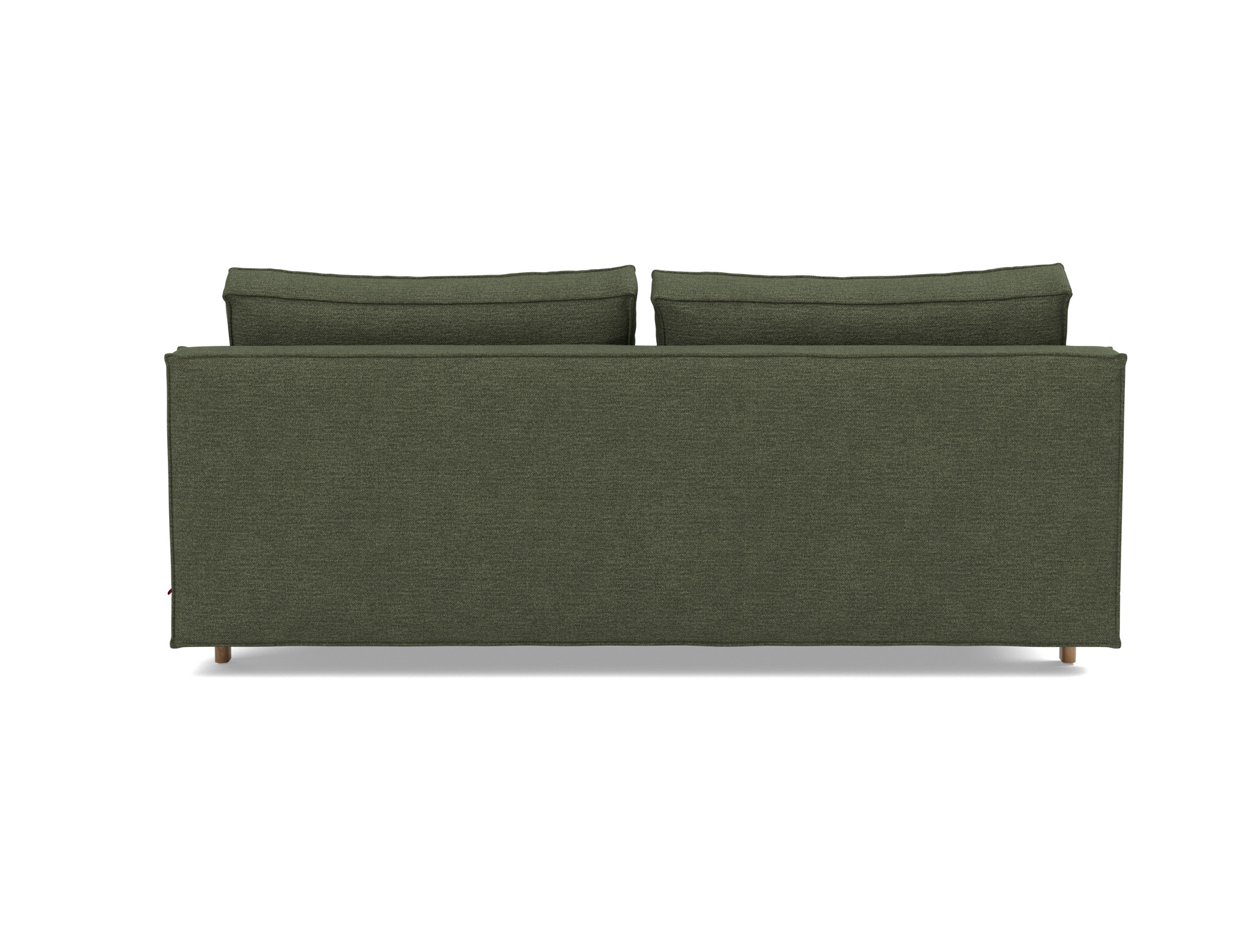 Schlafsofa Sly Strukturierter Stoff Taura 353-Forest Beine Eiche