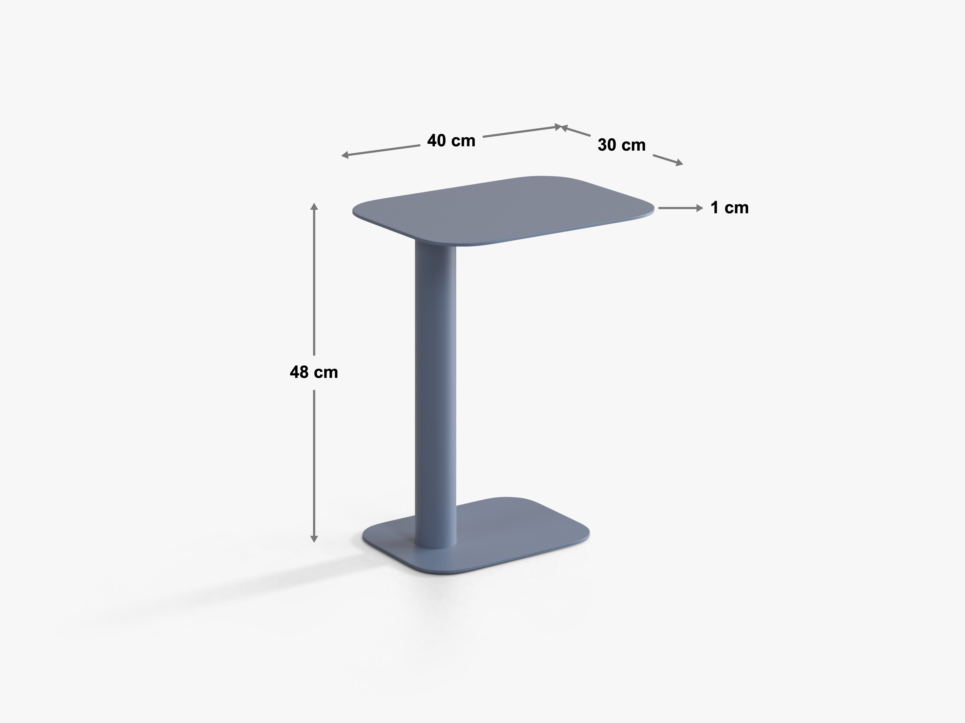 Micadoni Jackson Beistelltisch Himmelblau