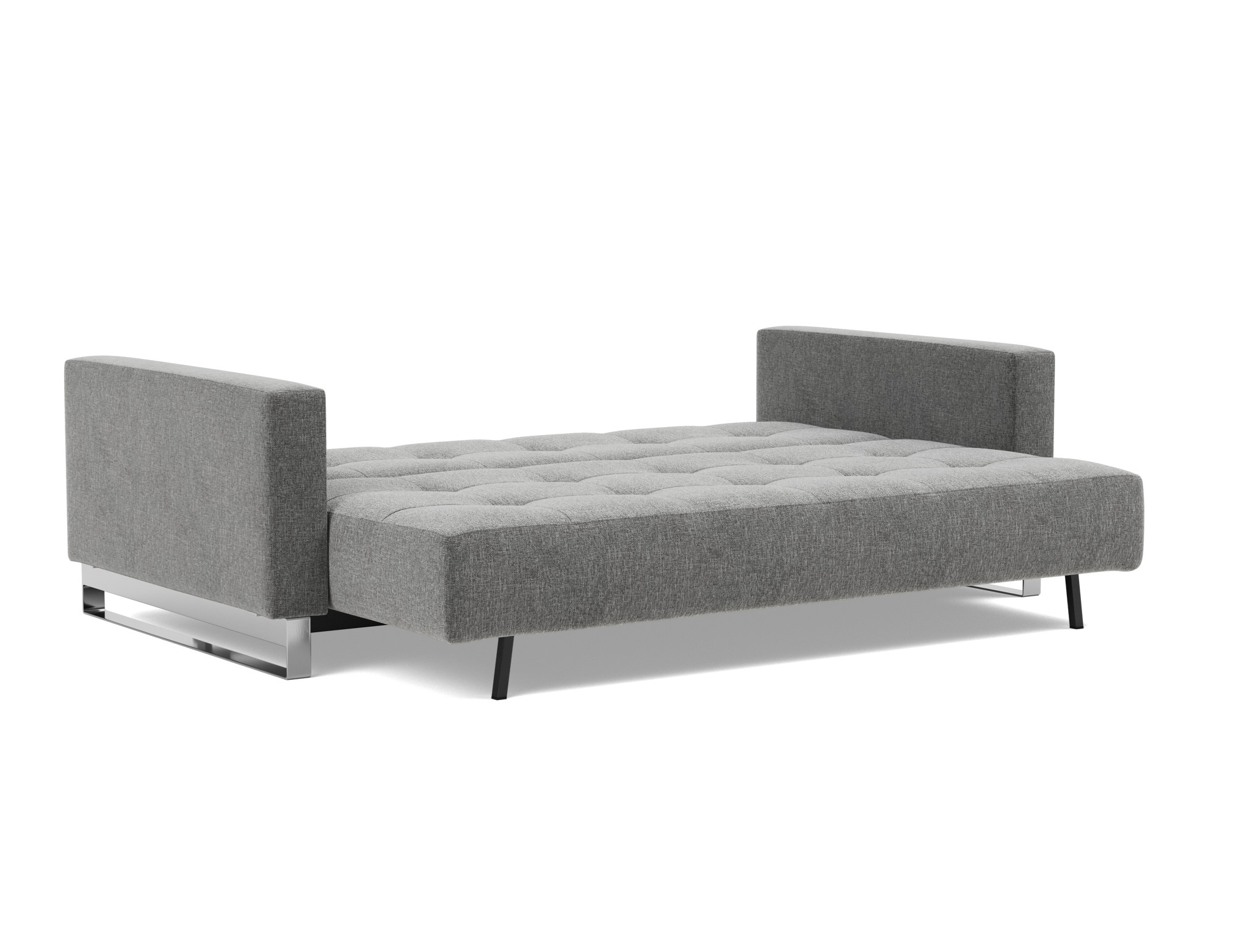 Schlafsofa Cassius D.E.L. Strukturierter Stoff Twist 563-Charcoal
