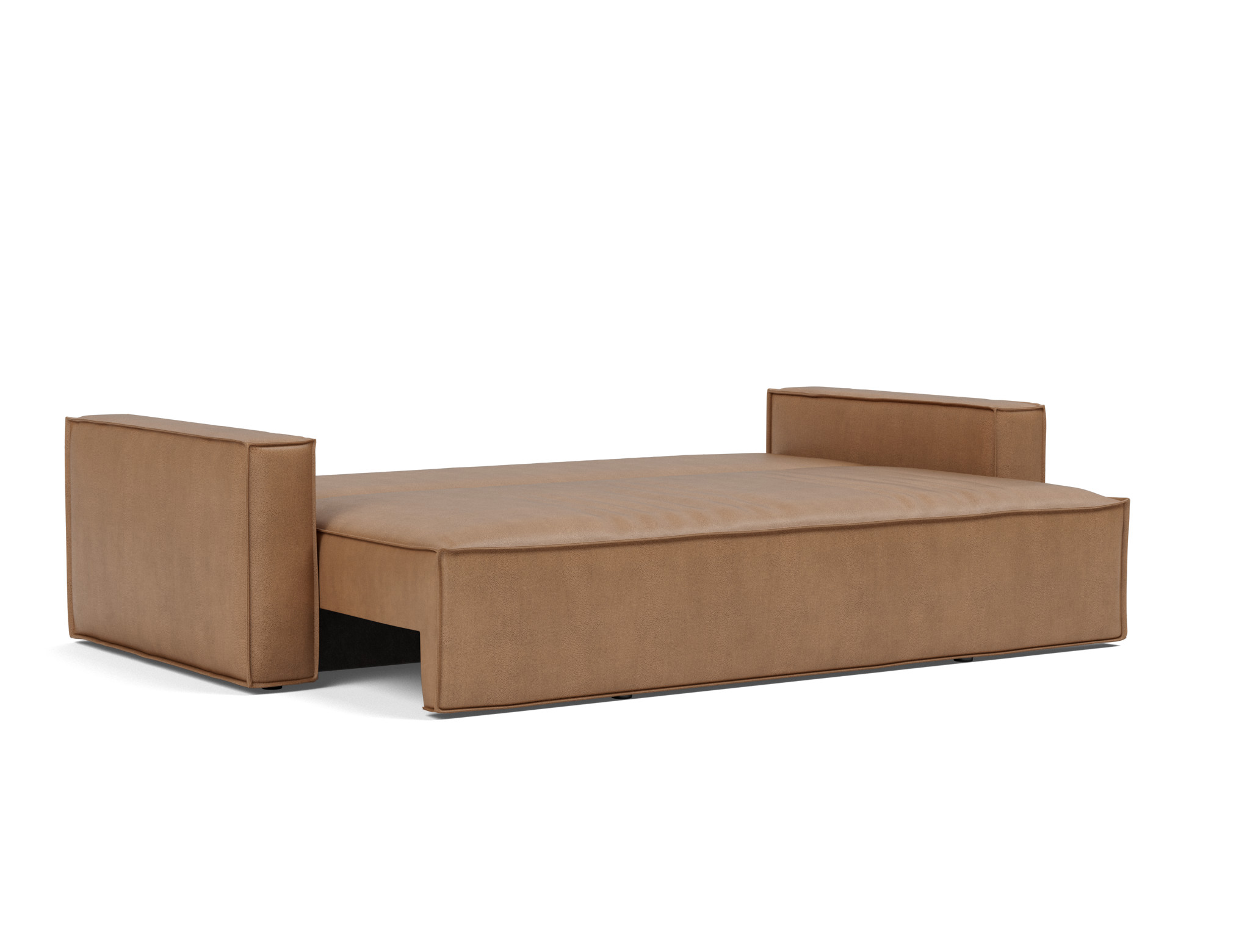 Schlafsofa Newilla Lederoptik Faunal 551-Brown