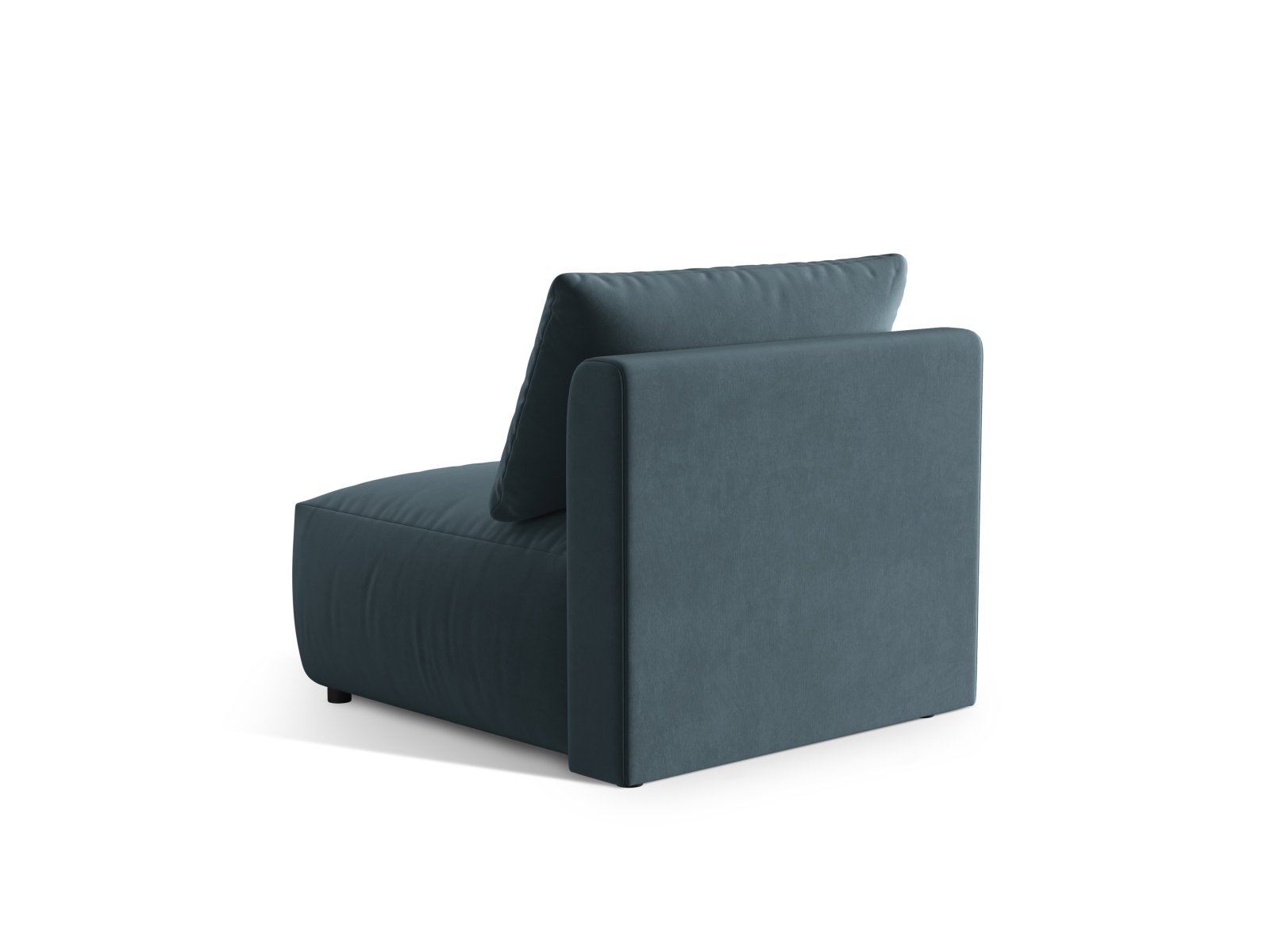 Micadoni Modul Chris 1-Sitzer Samt Pastellblau