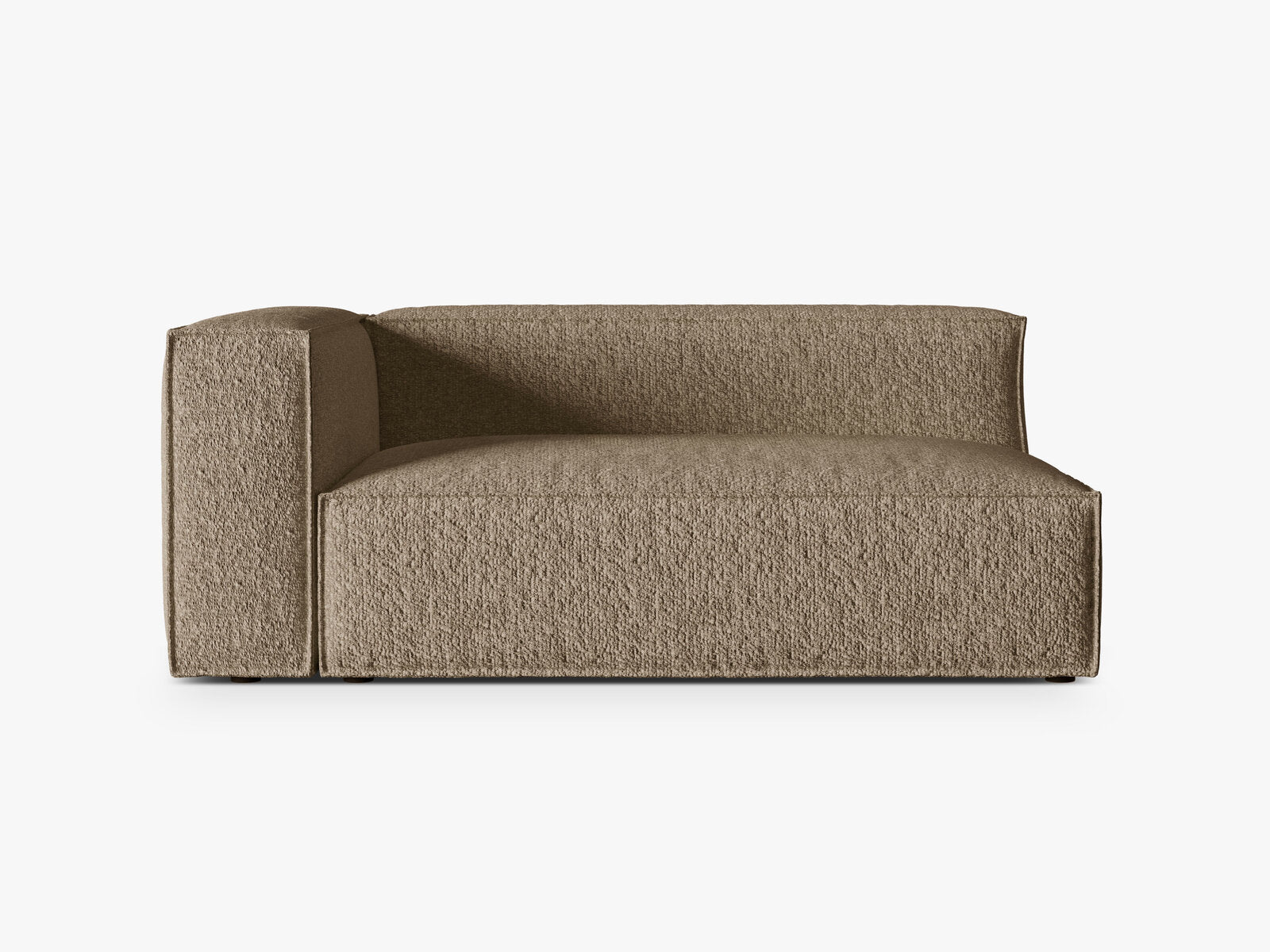 Micadoni Modul Nuria Groß 3-Sitzer Links Boucle Cappuccino