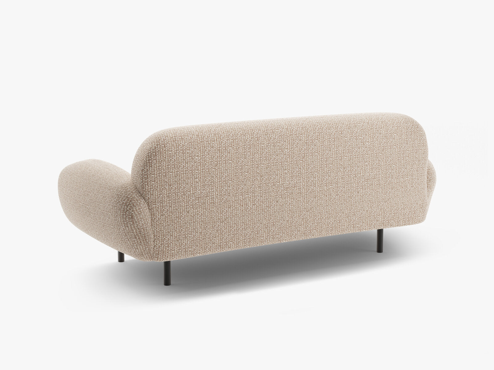 Micadoni Sofa Poppy 2-Sitzer große Version Chenille Silencio Sand