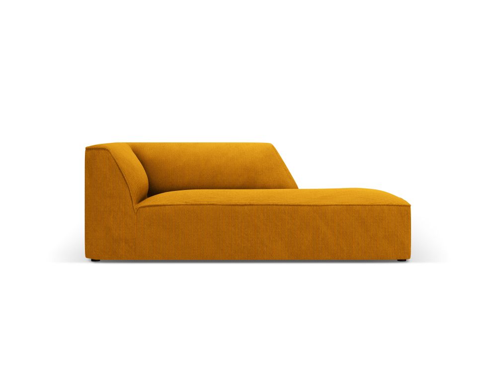 Cosmopolitan Design Chaiselongue Siena Kord Scala Gelb Rechts