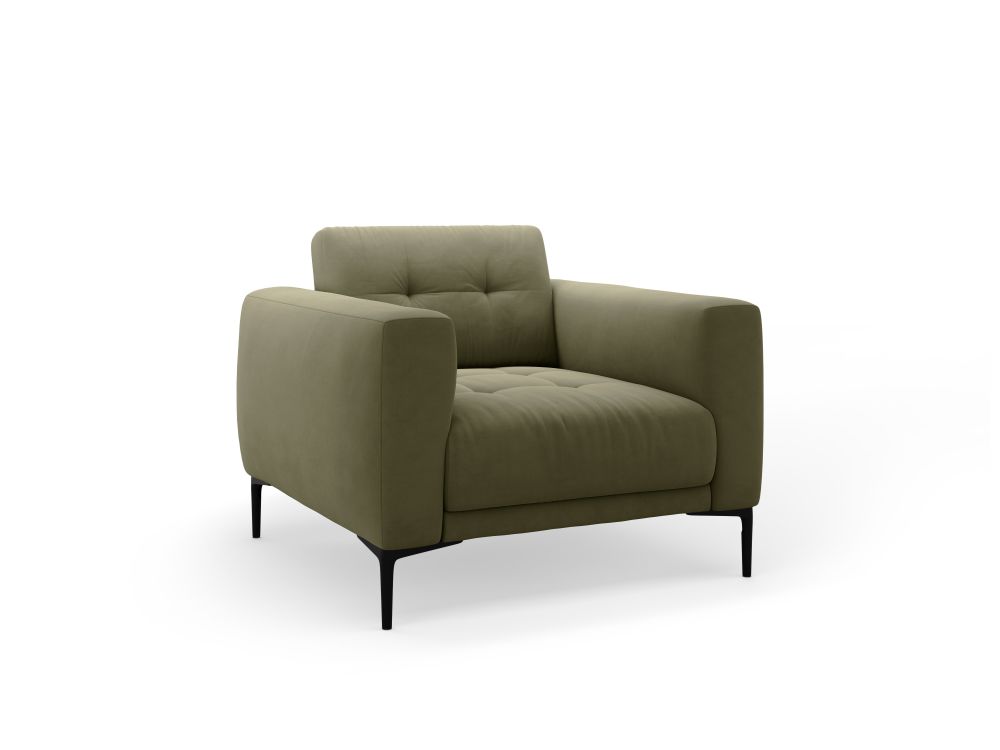 Cosmopolitan Design Sessel Lazio Samt Salvador Grün
