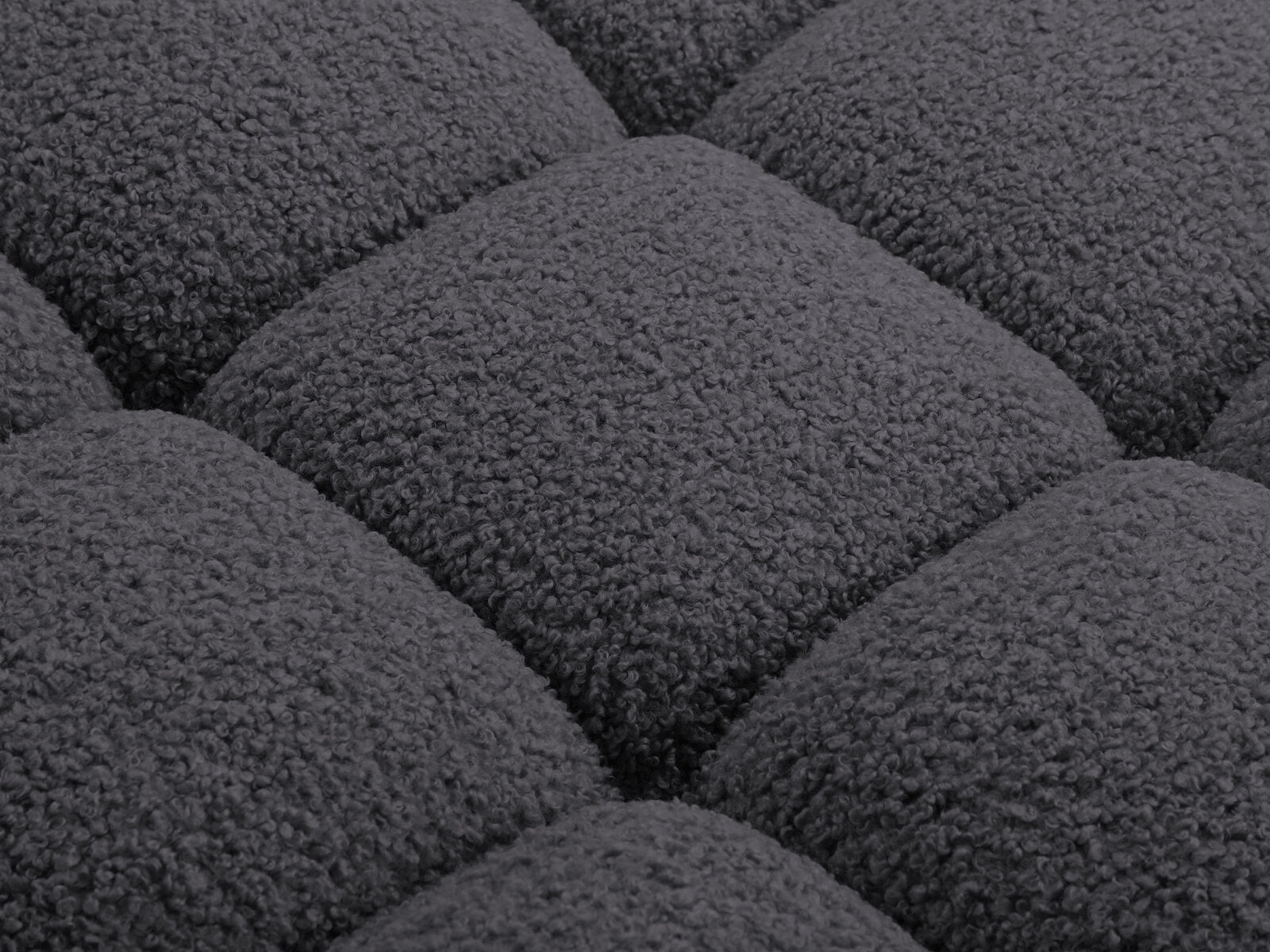 Micadoni Modulares Sofa Bellis 3-Sitzer Boucle Rolf Graphit