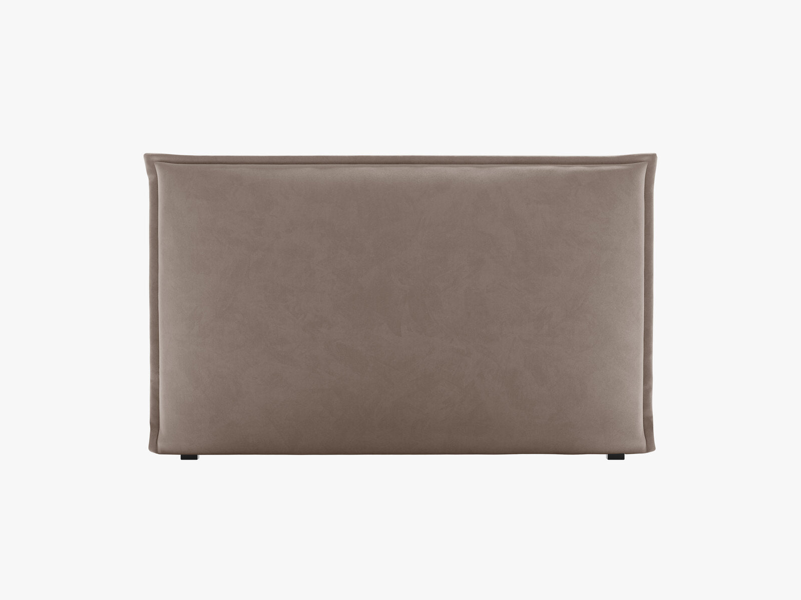 Micadoni Monica Samtiger Kopfteil 140 cm (H 95 cm) Samt Paris Warmes Grau 180x95