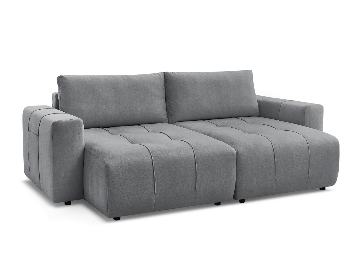 Bobochic Arsene Sofa 4-Sitzer Samt Dunkelgrau