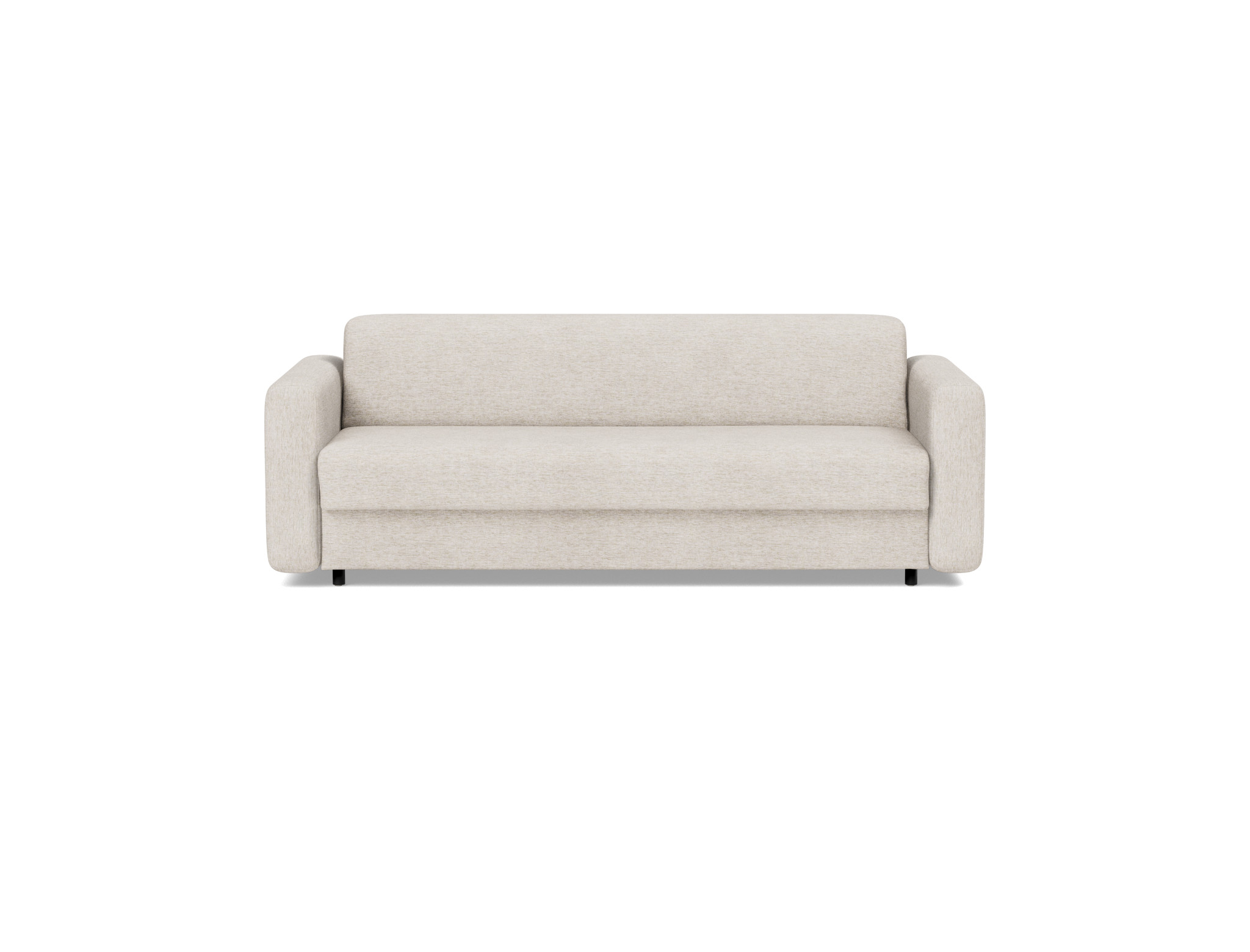 Schlafsofa Killian mit Taschenfederkernmatratze 160 Chenille Yuveno 470-Natural