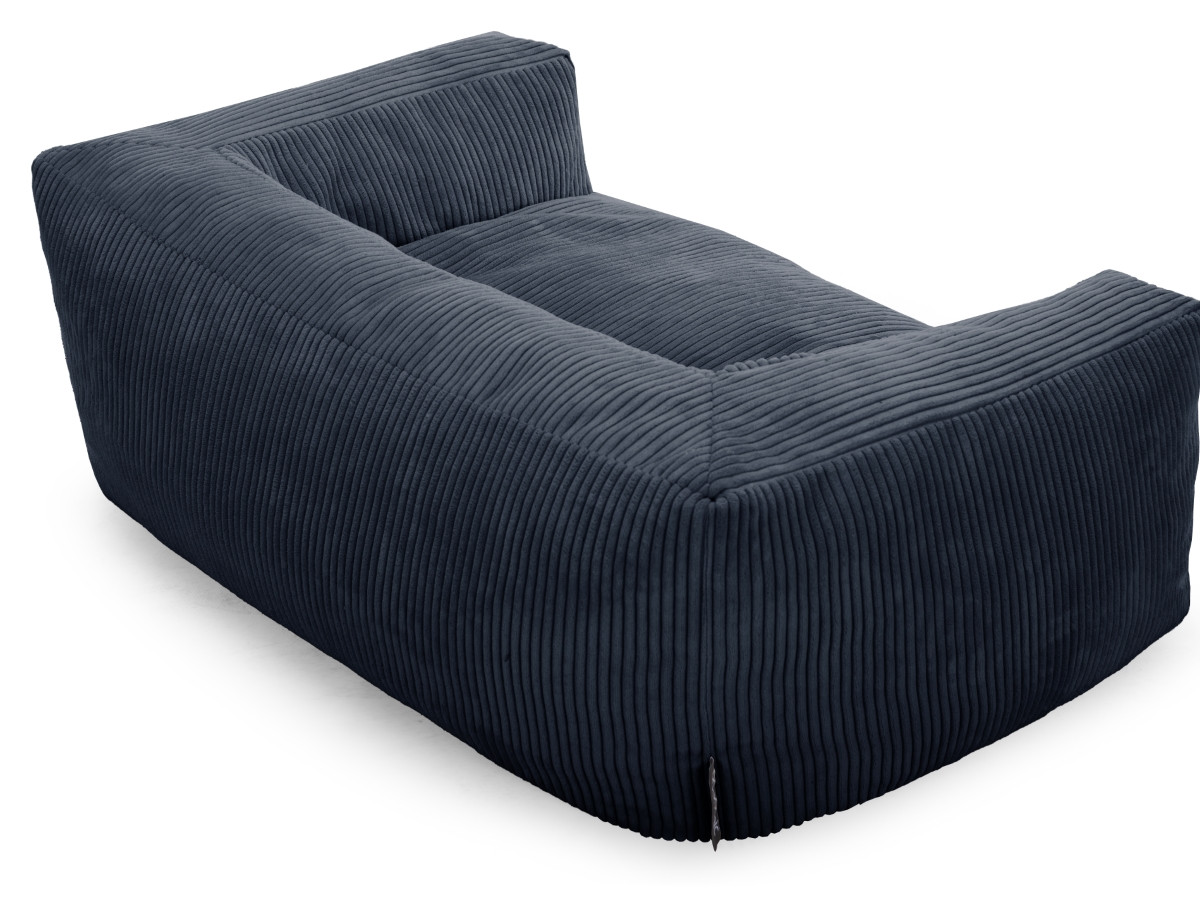 Bobochic Salto Hundekorb Cordsamt Dunkelblau, Größe L (90 cm)