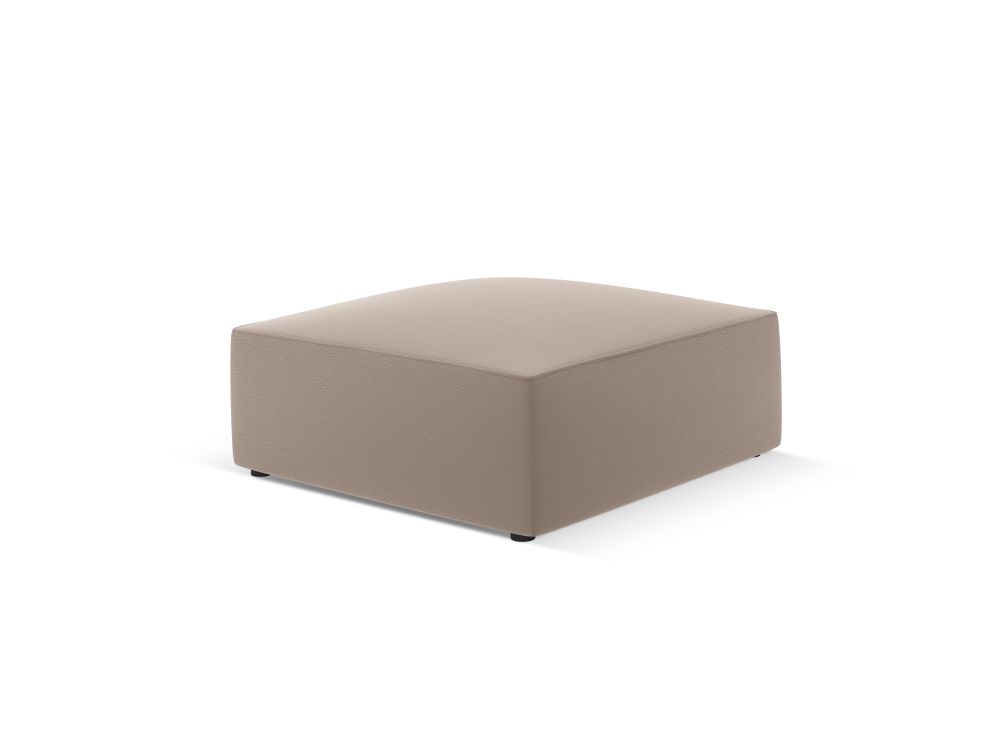 Cosmopolitan Design Pouf Siena Kunstleder Pacifico Hellbraun