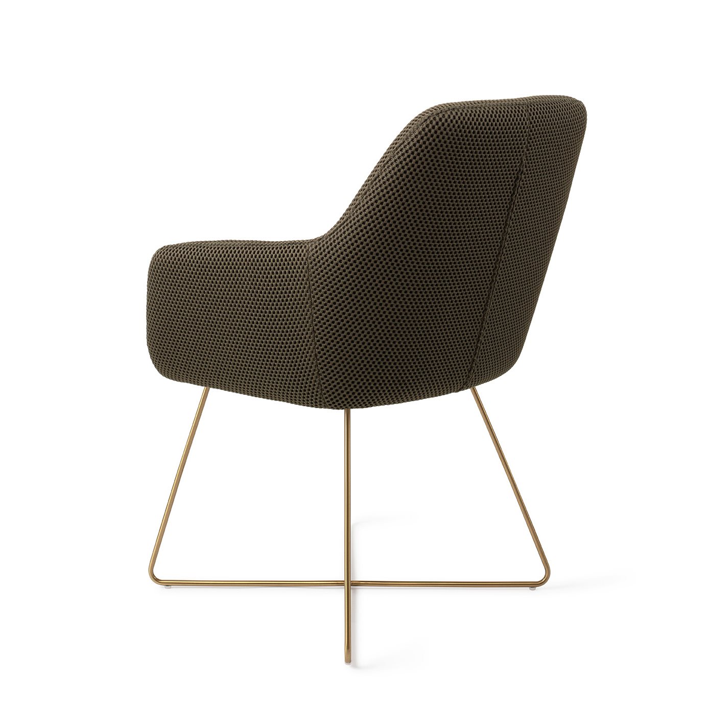 Jesper Home Esszimmerstuhl Hiroo Jungle-Jewel Cross Gold