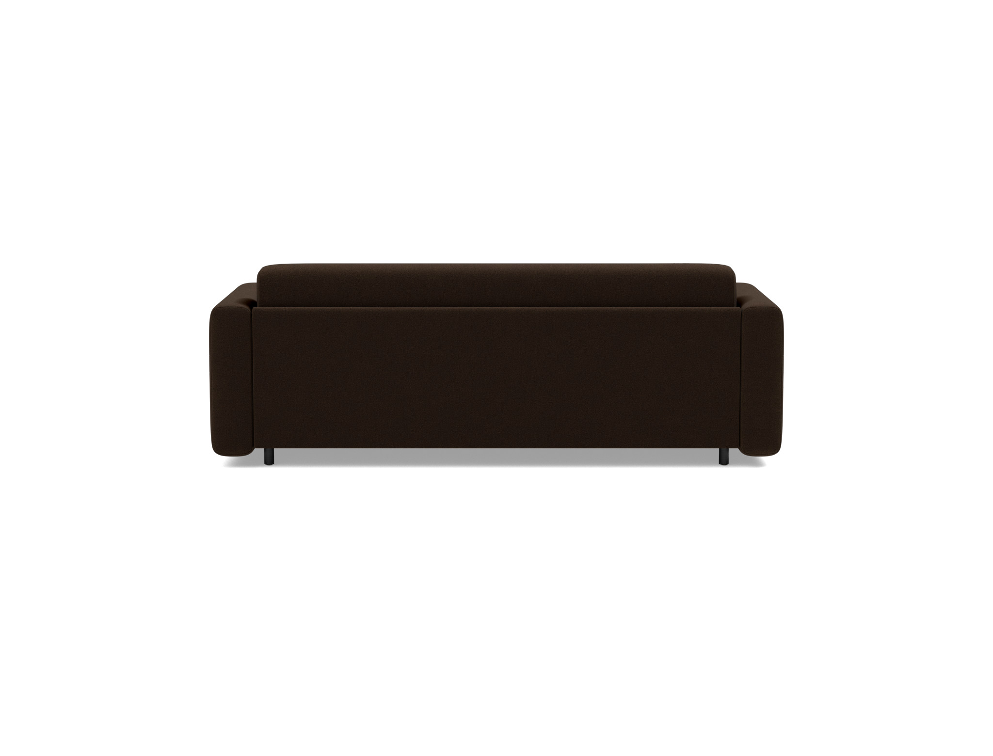 Schlafsofa Killian mit Taschenfederkernmatratze 160 Strukturierter Stoff Taura 358-Chocco