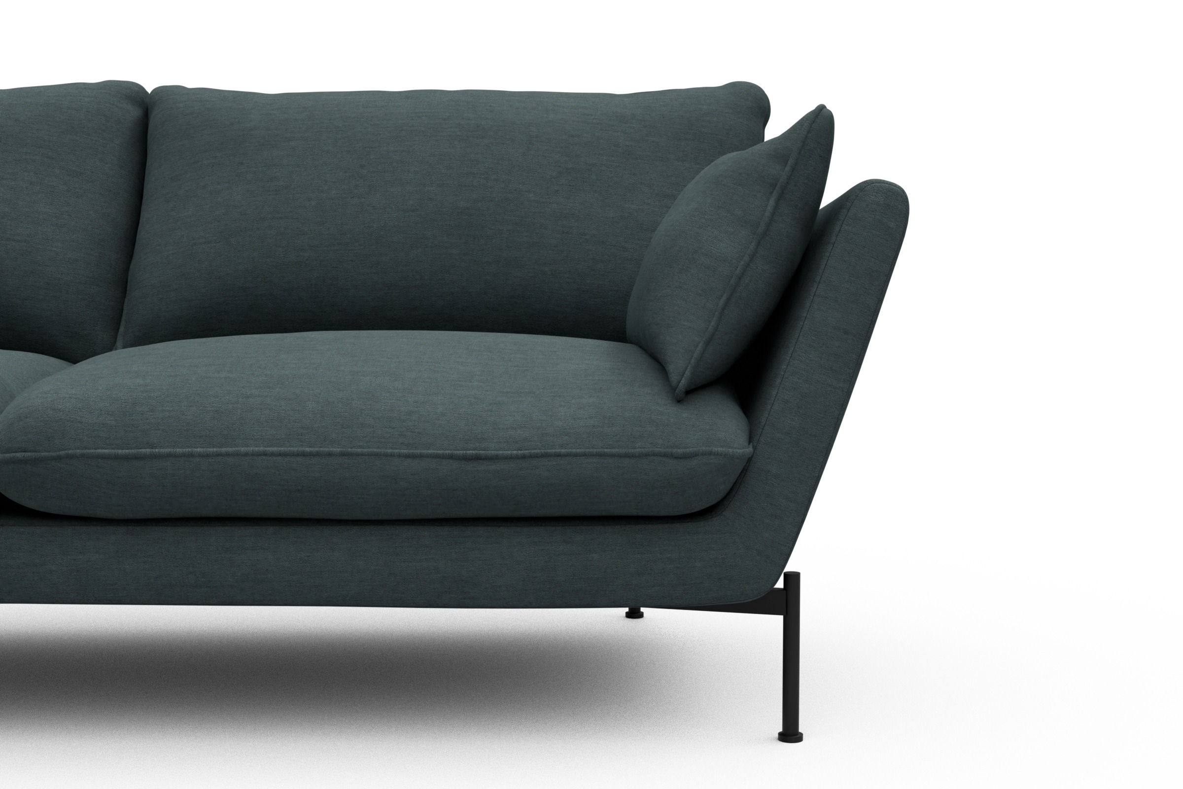 Sofa Anton 3-Sitzer Vivus-Blue