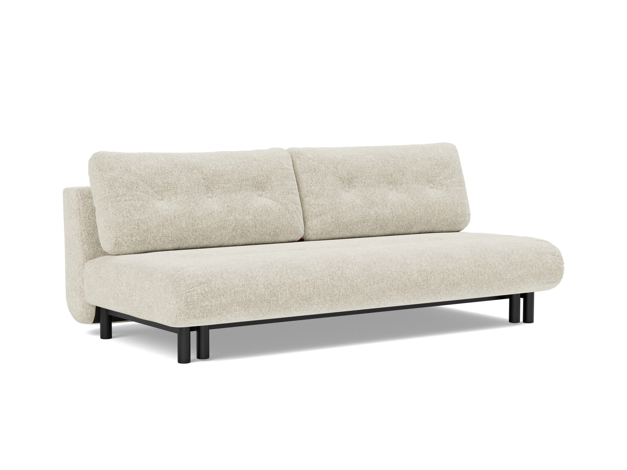 Schlafsofa Nabli Strukturierter Stoff Taura 357-Off-White