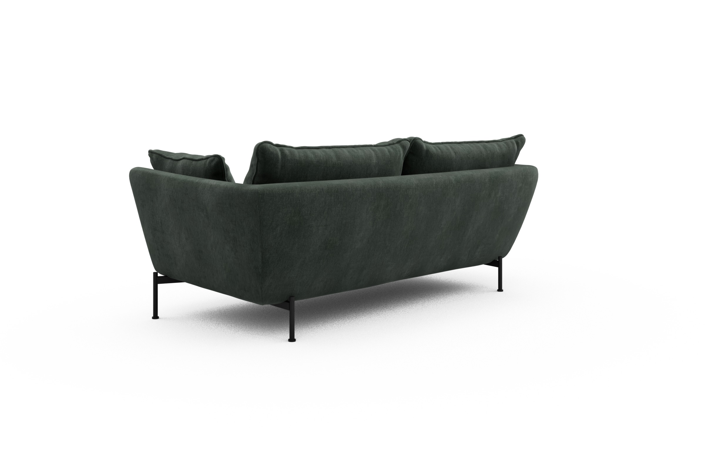Sofa Anton PREMIUM 2-Sitzer Smooth-Laurel-Green