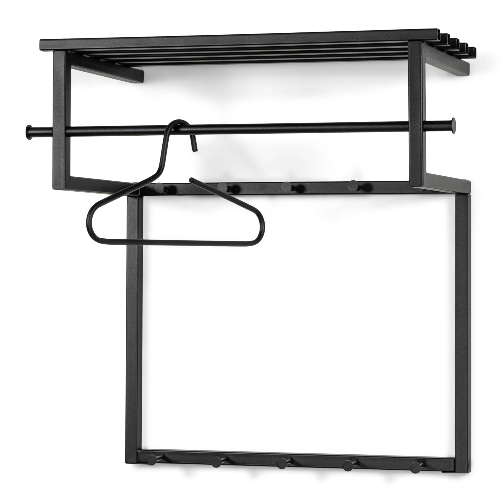 Spinder Design RIZZOLI BLACK EDITION Wandgarderobe - Schwarz moebelfaktor