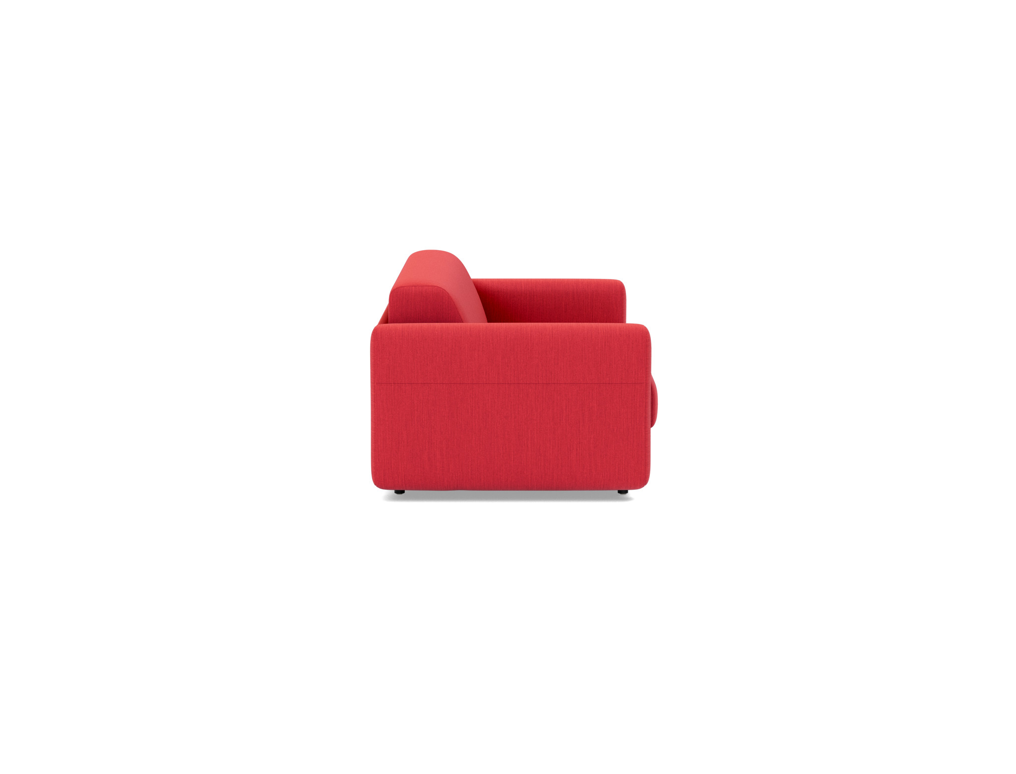 Schlafsofa Killian mit Memory-Matratze 140 Flachgewebe Elegance 511-Red