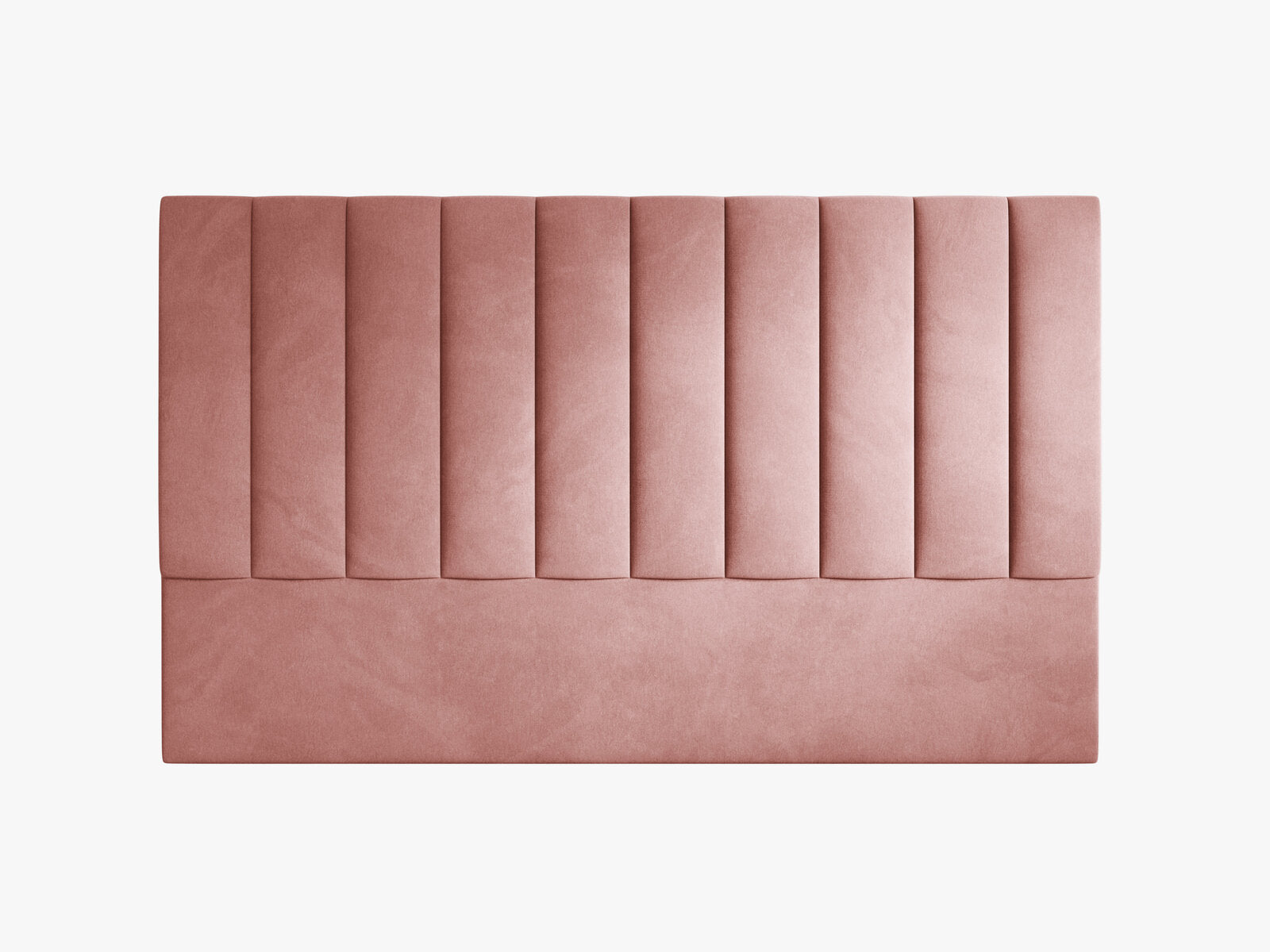 Micadoni Marl Polster-Kopfteil Samt Magic Velvet Rosa 200x120