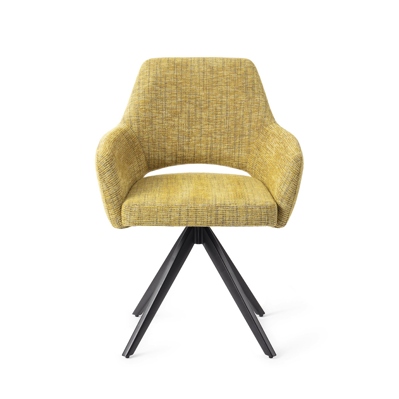 Jesper Home Esszimmerstuhl Yanai Lemon Lines Turn Schwarz