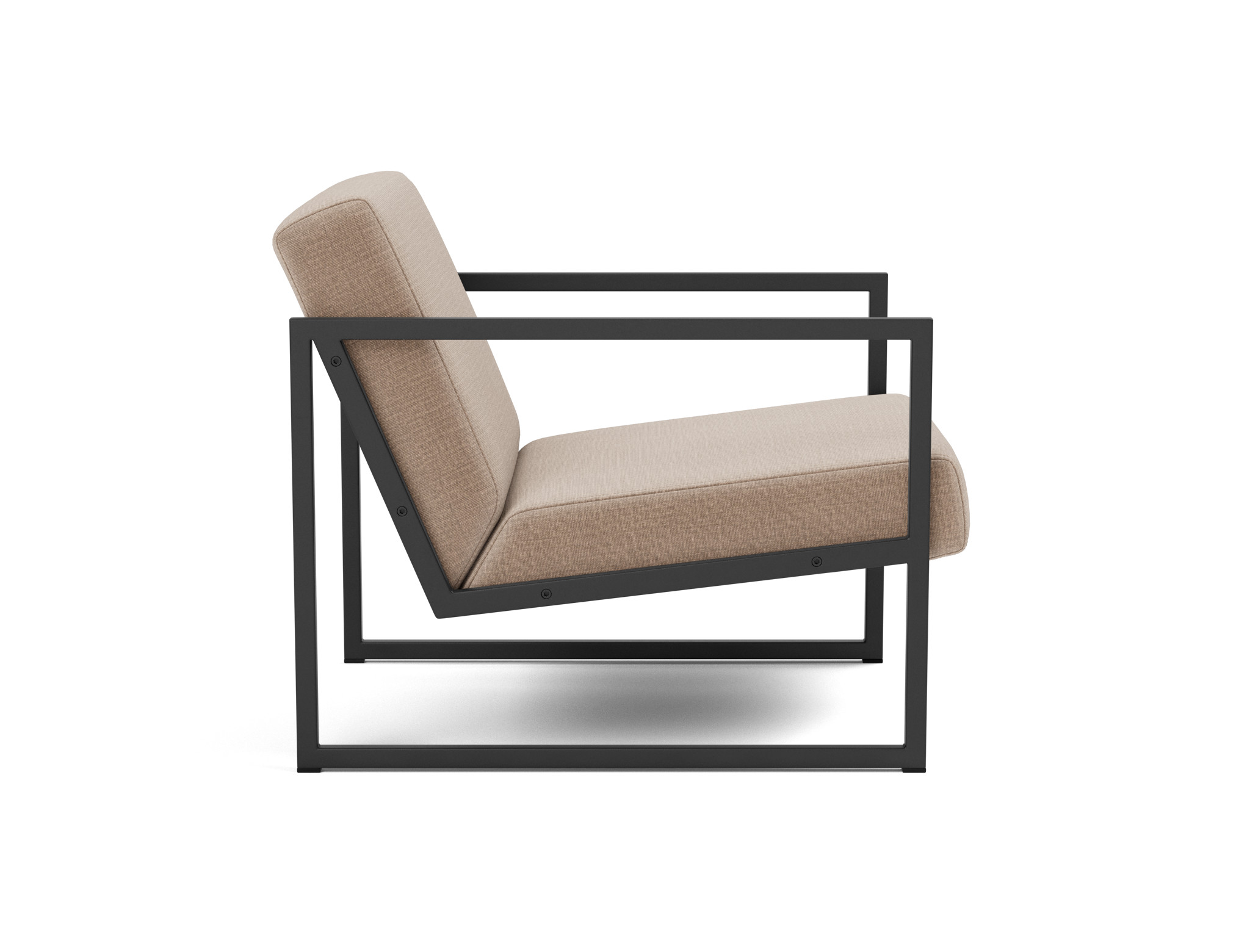 Sessel Vikko mit Armlehnen Chenille Esina 417-Mocha