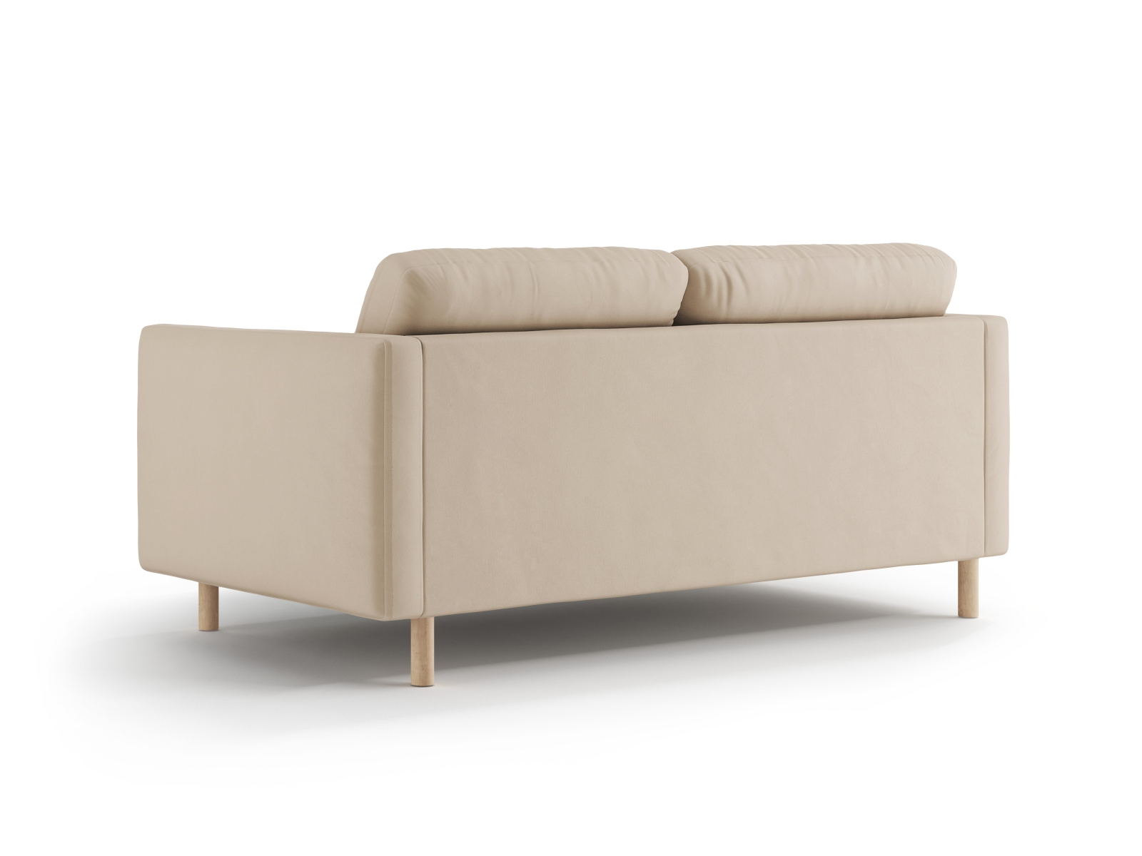 Micadoni Sofa Eden 2-Sitzer Samt Nude